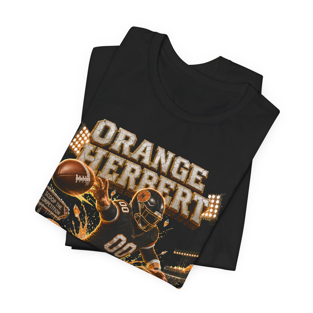 Orange Herbert Premium Football Tee