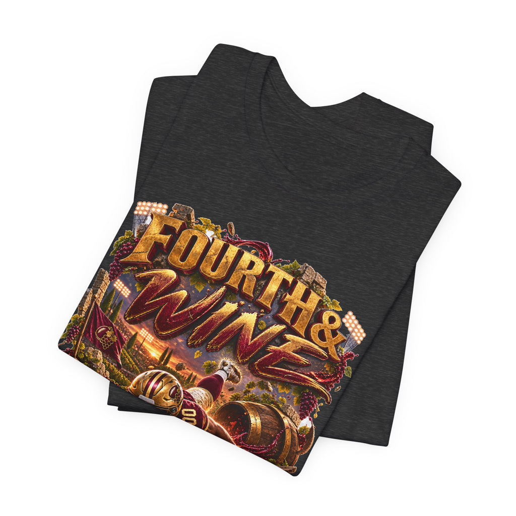 Fourth & Wine Team Football Tee