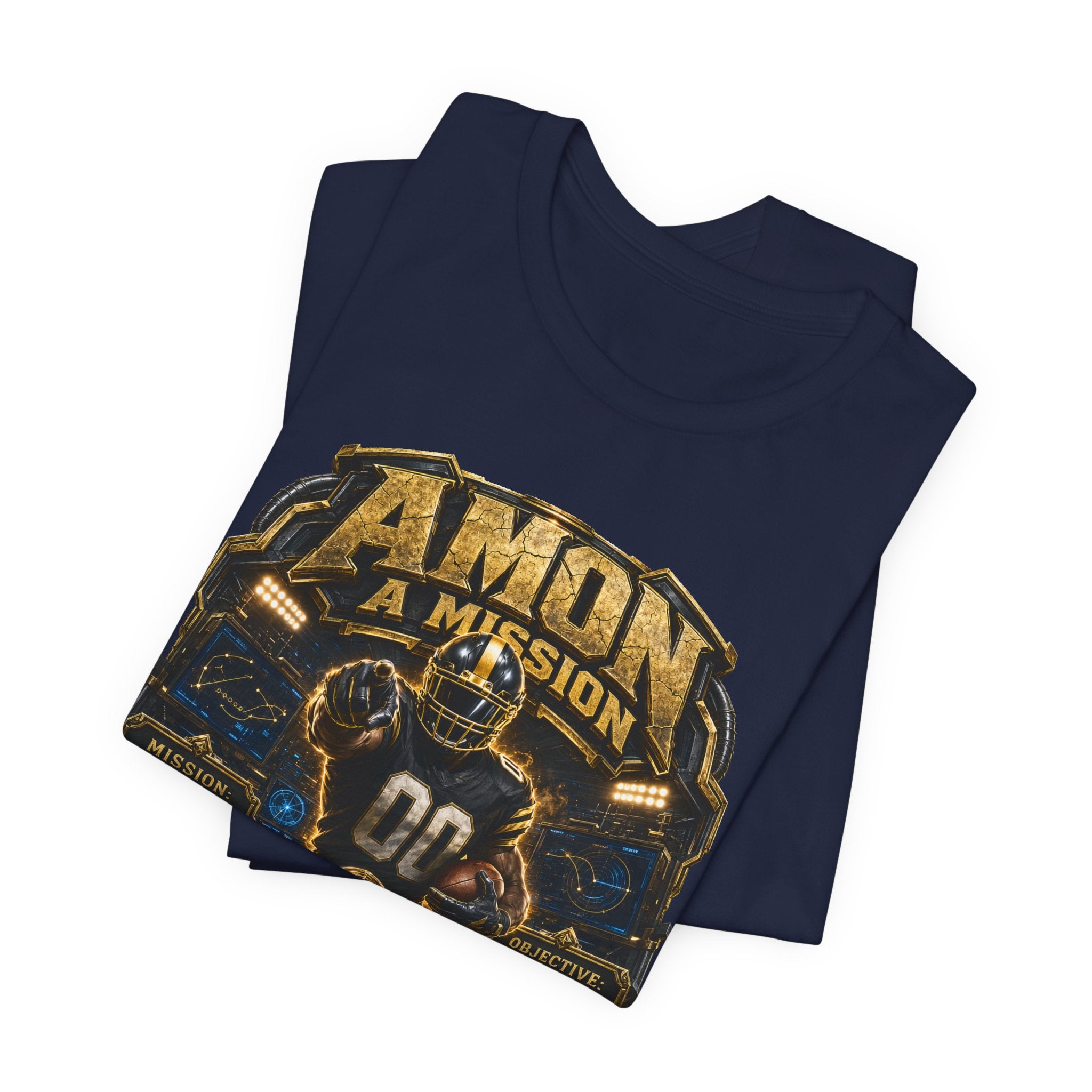 Amon A Mission  Premium Football Tee