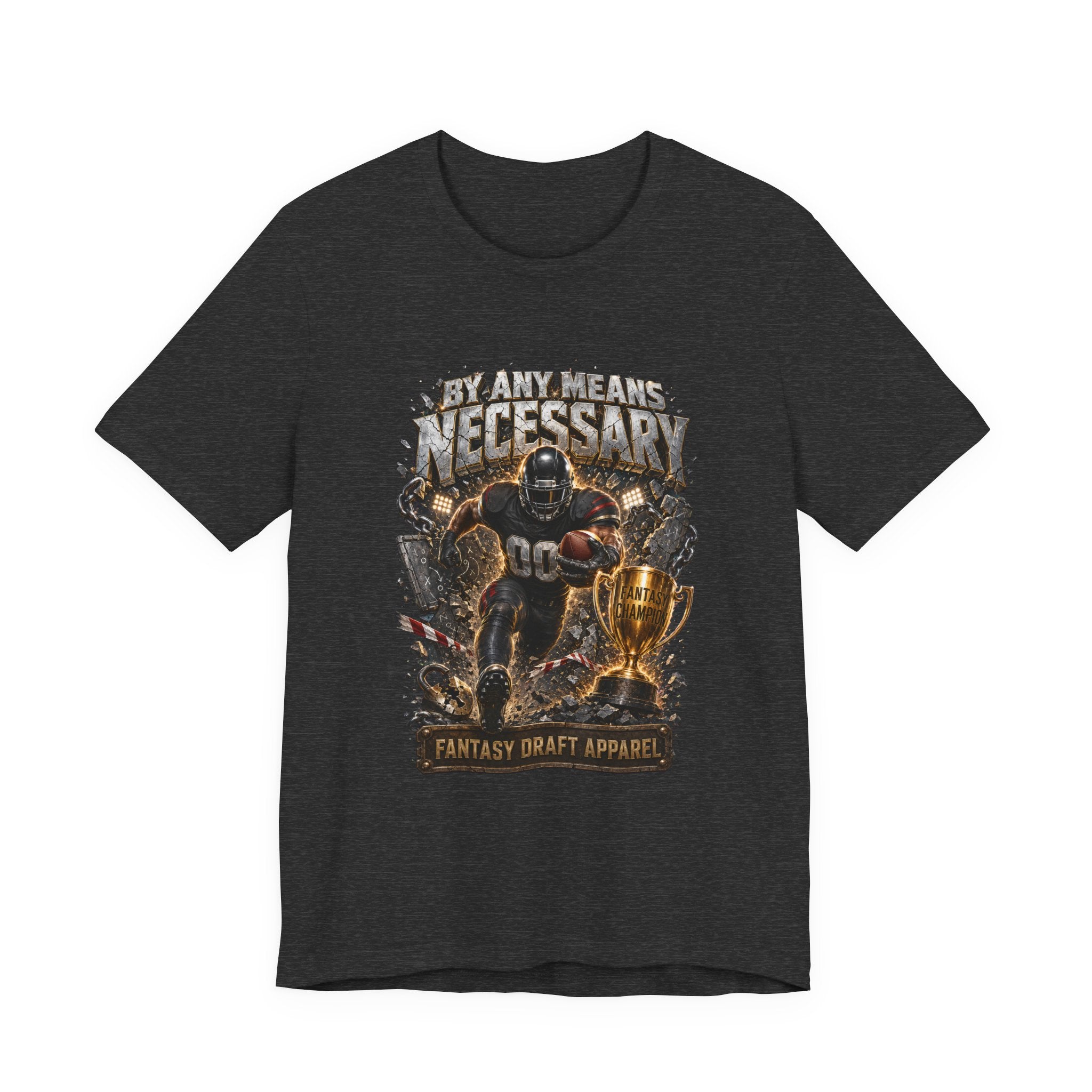 By Any Means Necessary Premium Football Tee