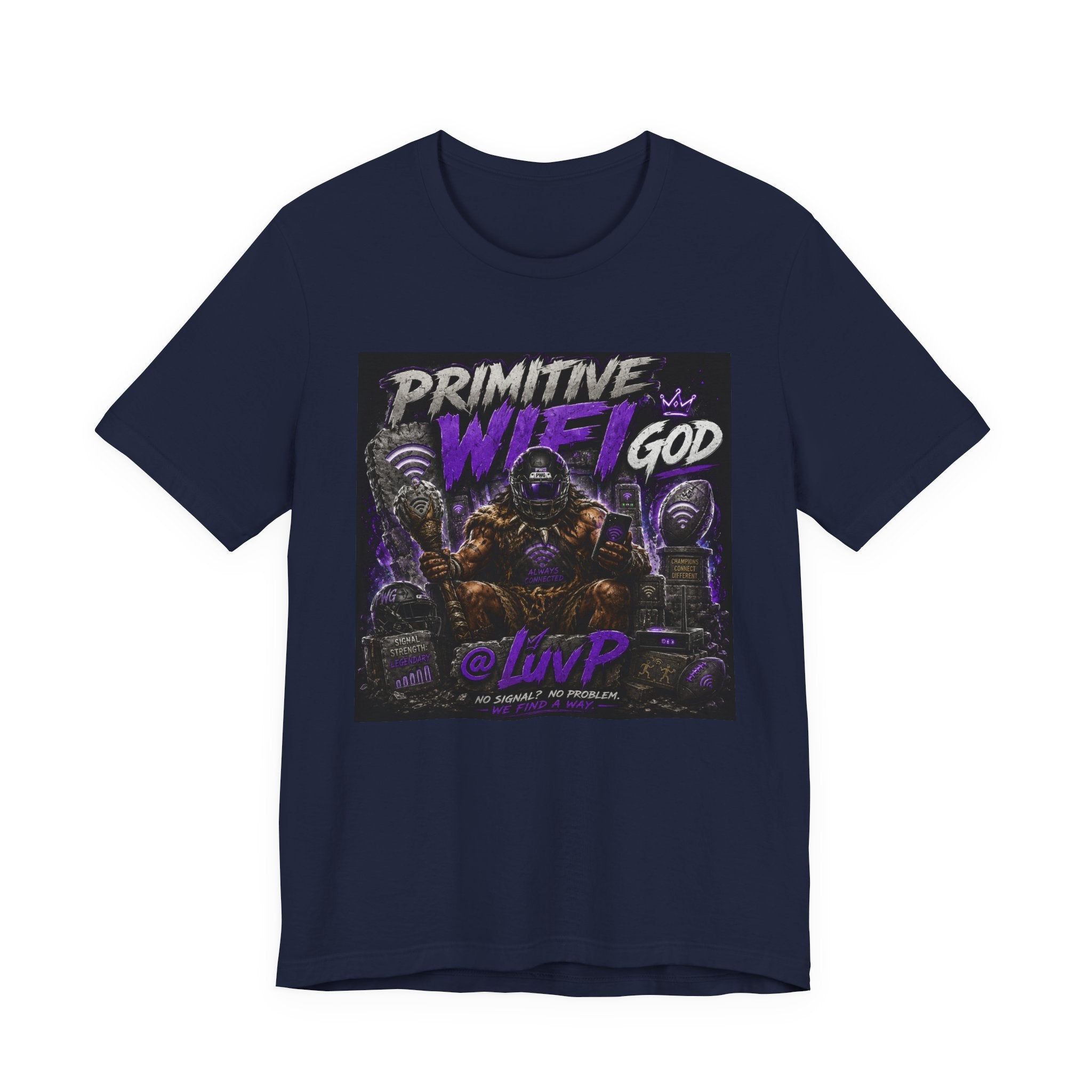 PrimitiveWifiGod@luvP Fantasy Football Tee