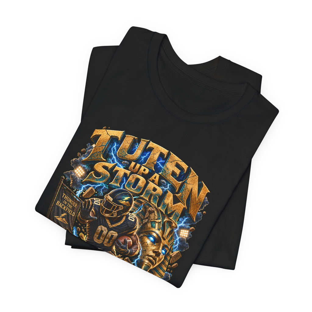 Tuten Up A Storm Team Football Tee