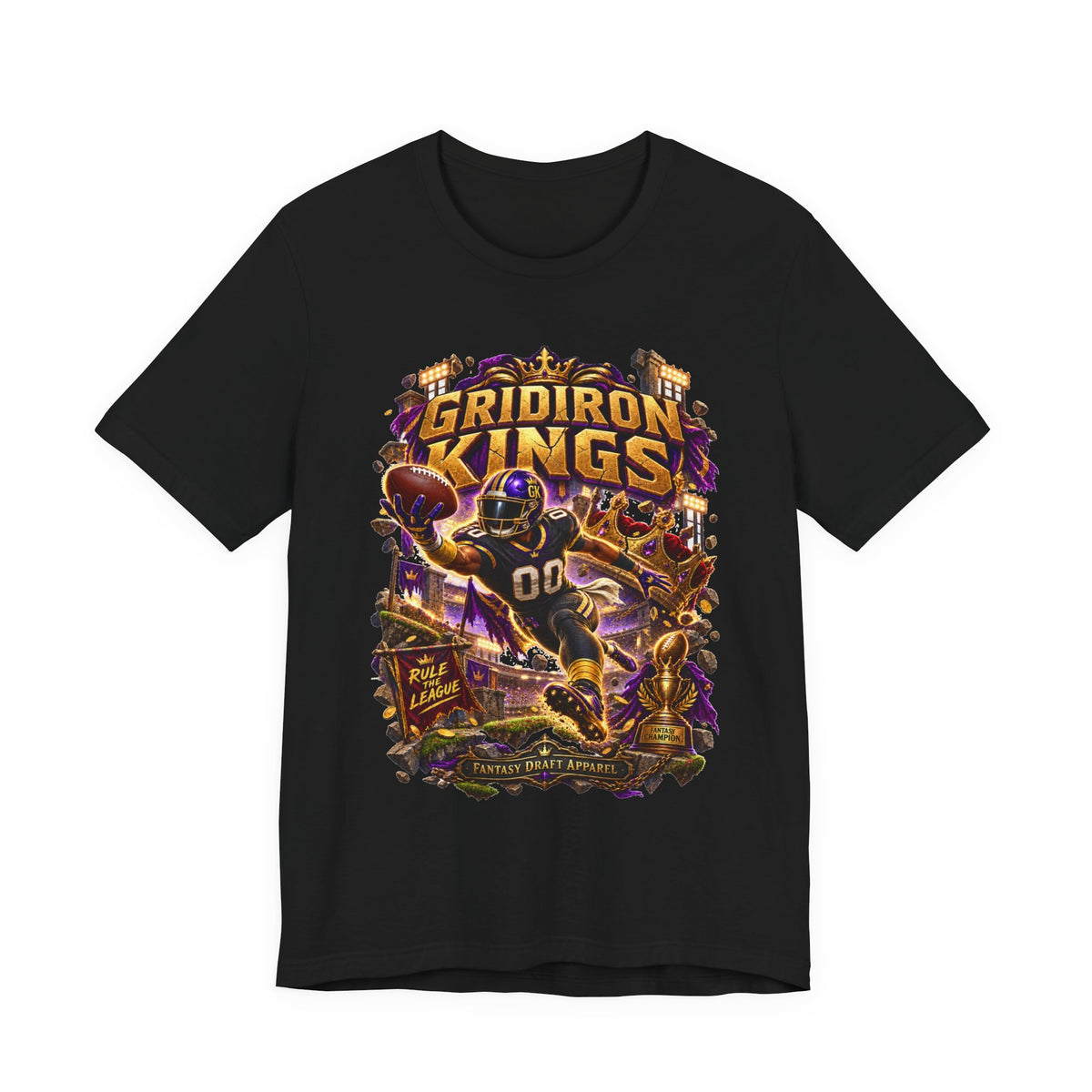 Gridiron Kings Team Football Tee