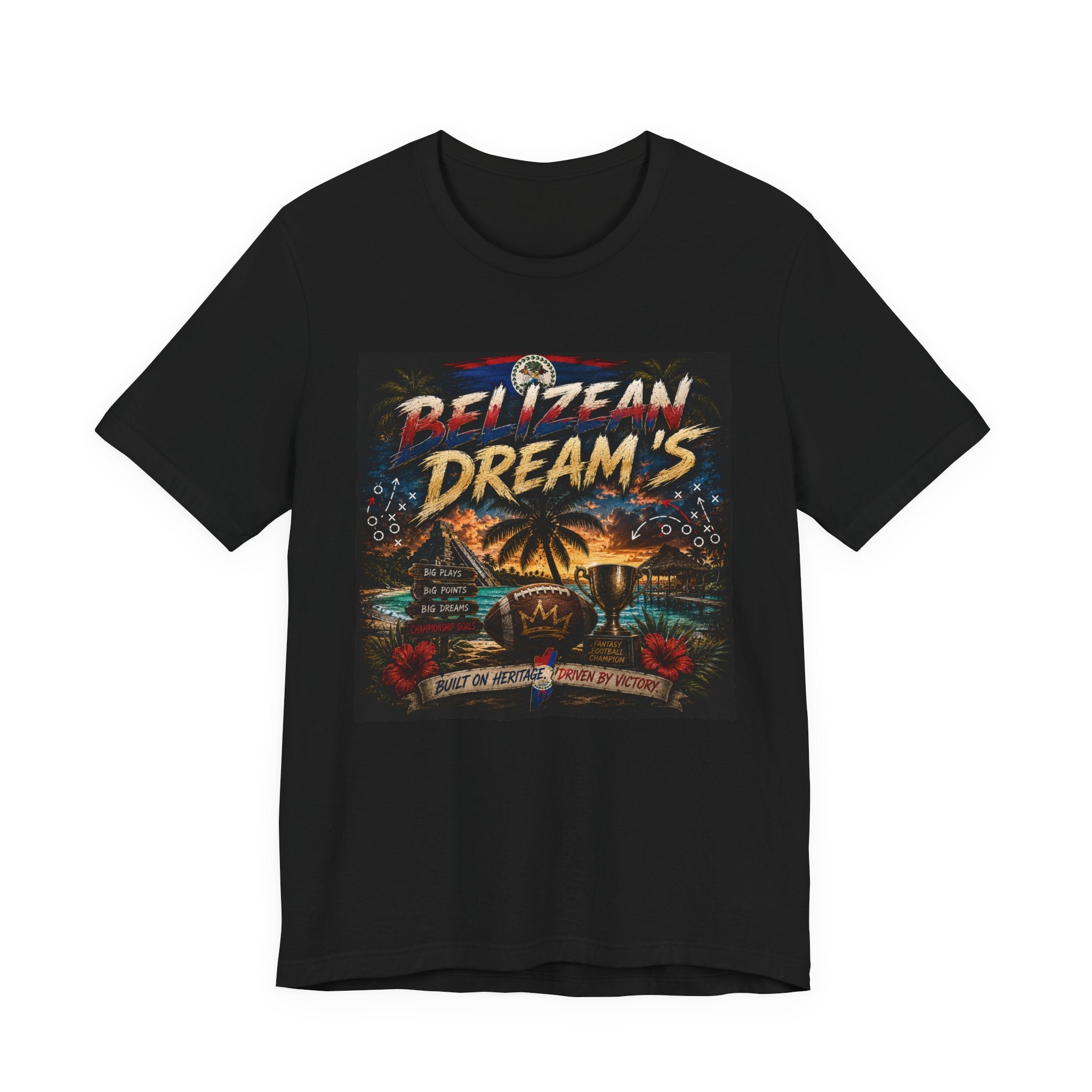 Belizean Dream's Fantasy Football Tee