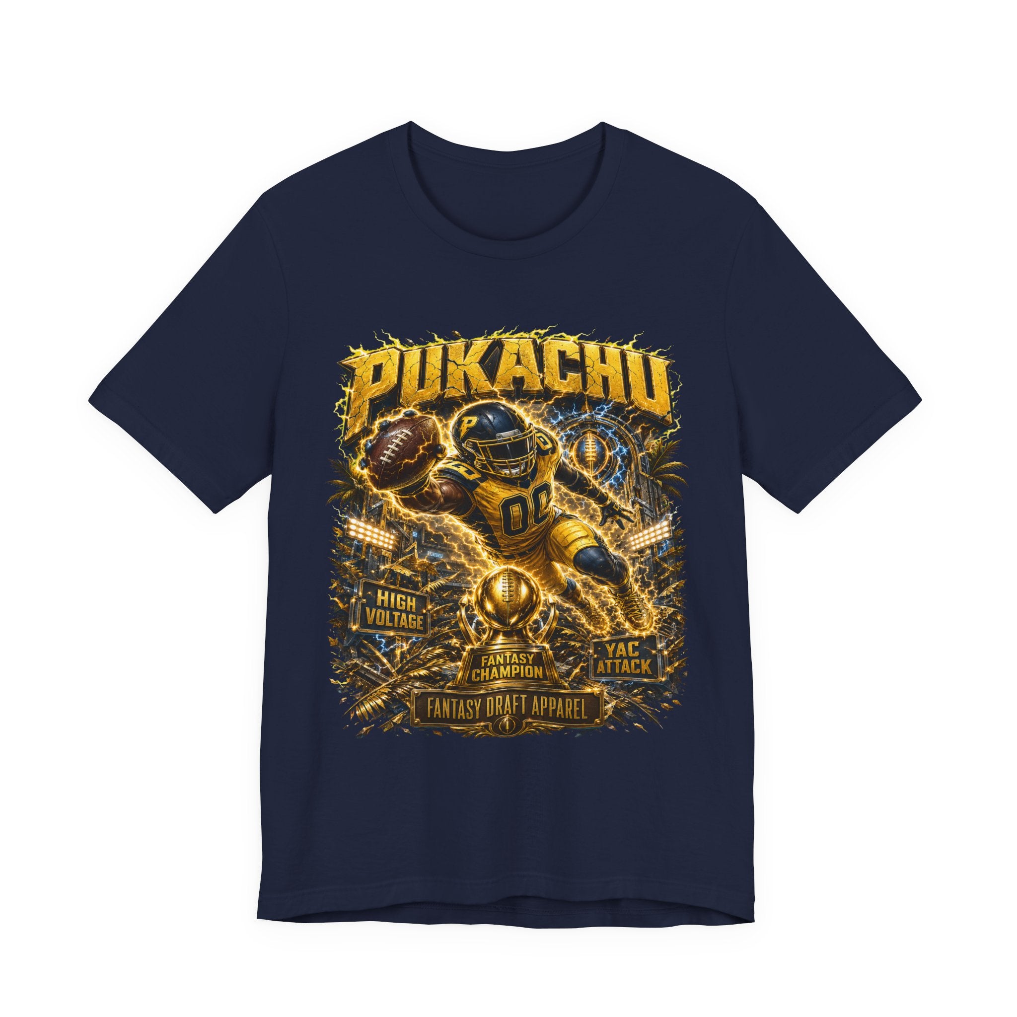 Pukachu Premium Football Tee