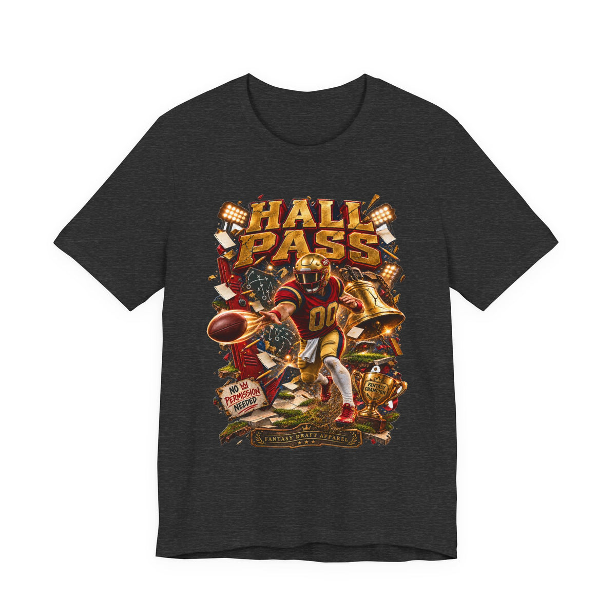 Hall Pass Team Football Tee