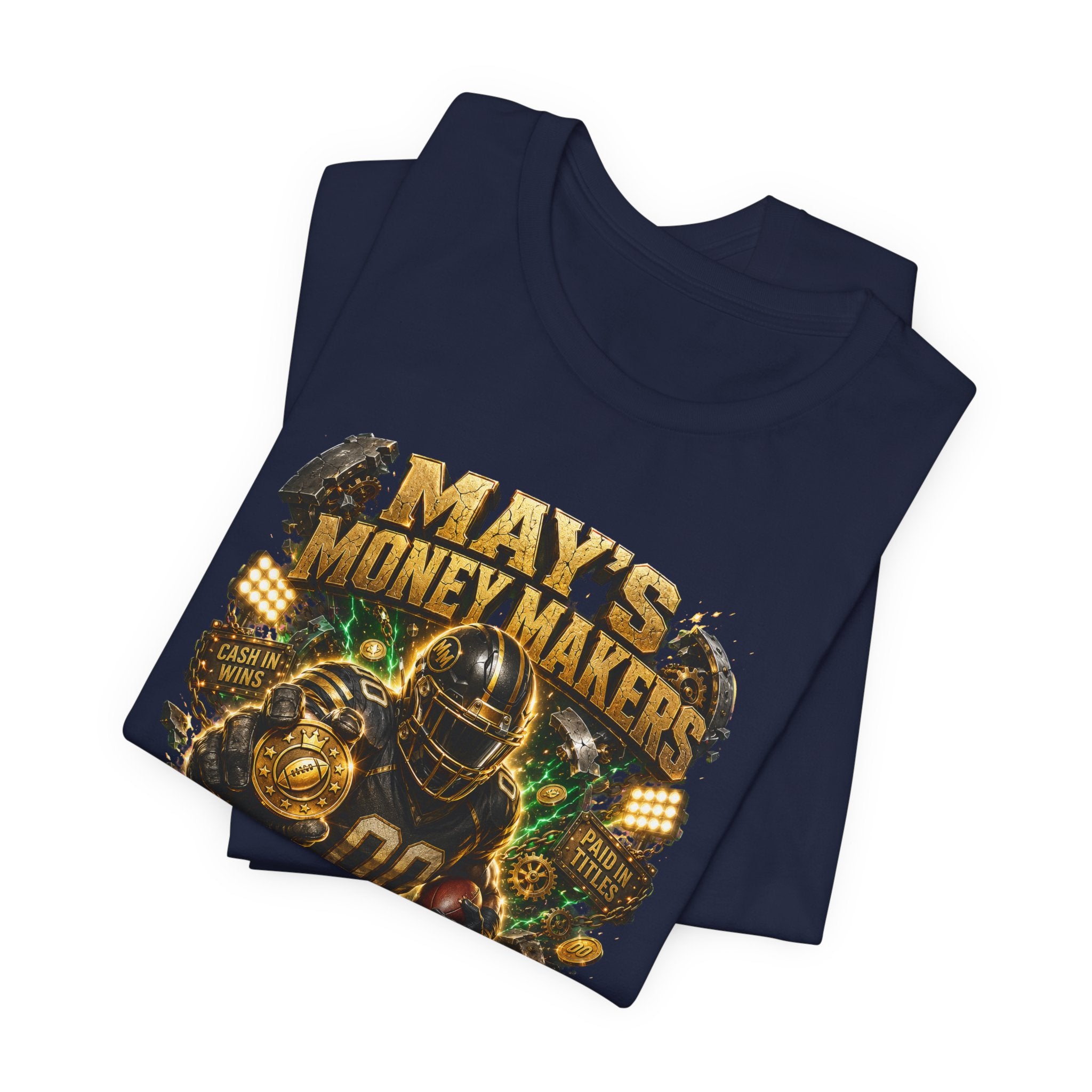 May’s Money Makers  Premium Football Tee