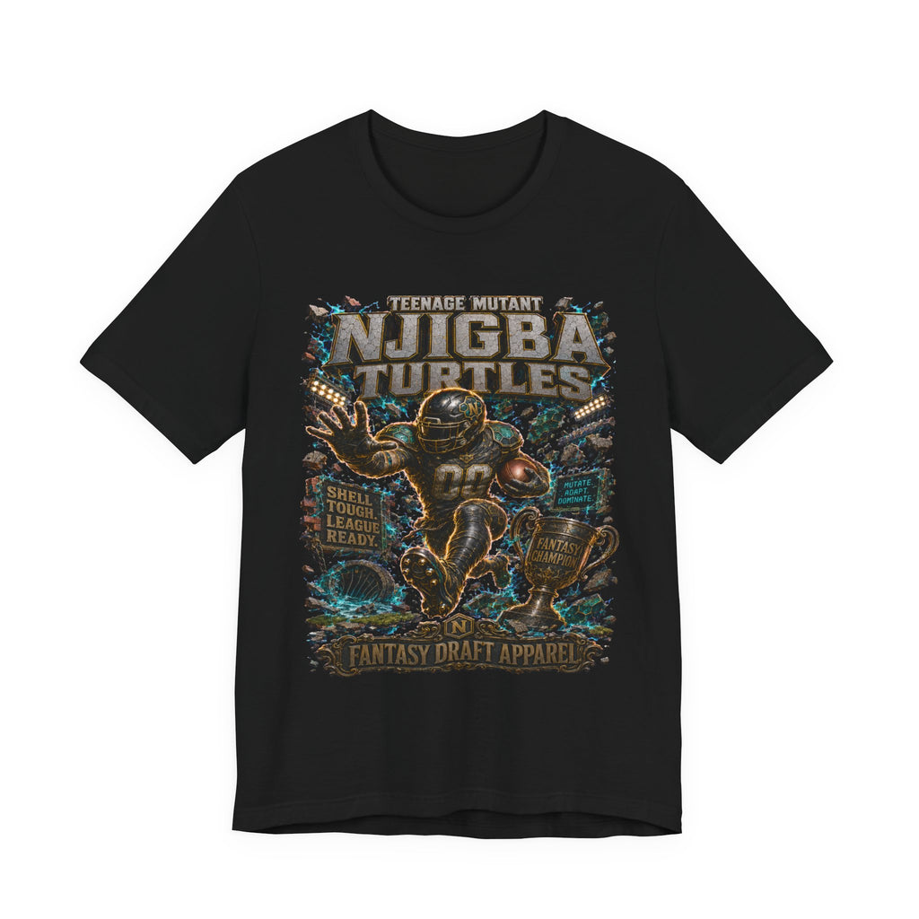 Teenage Mutant Njigba Turtles  Premium Football Tee