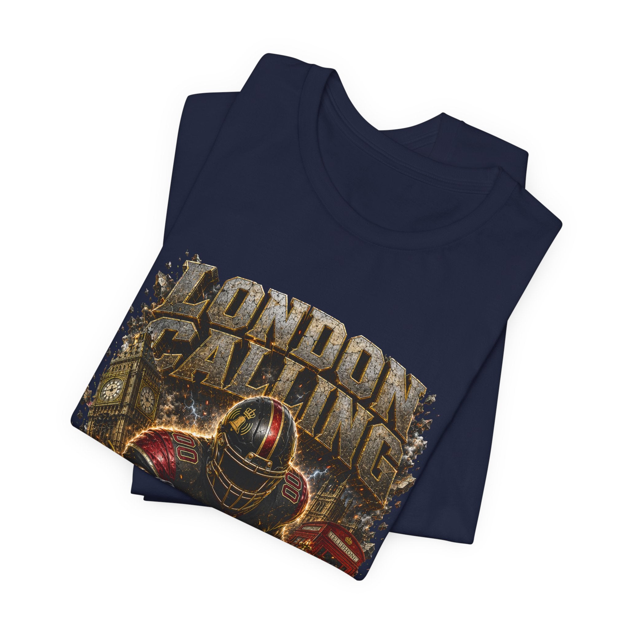 London Calling  Premium Football Tee