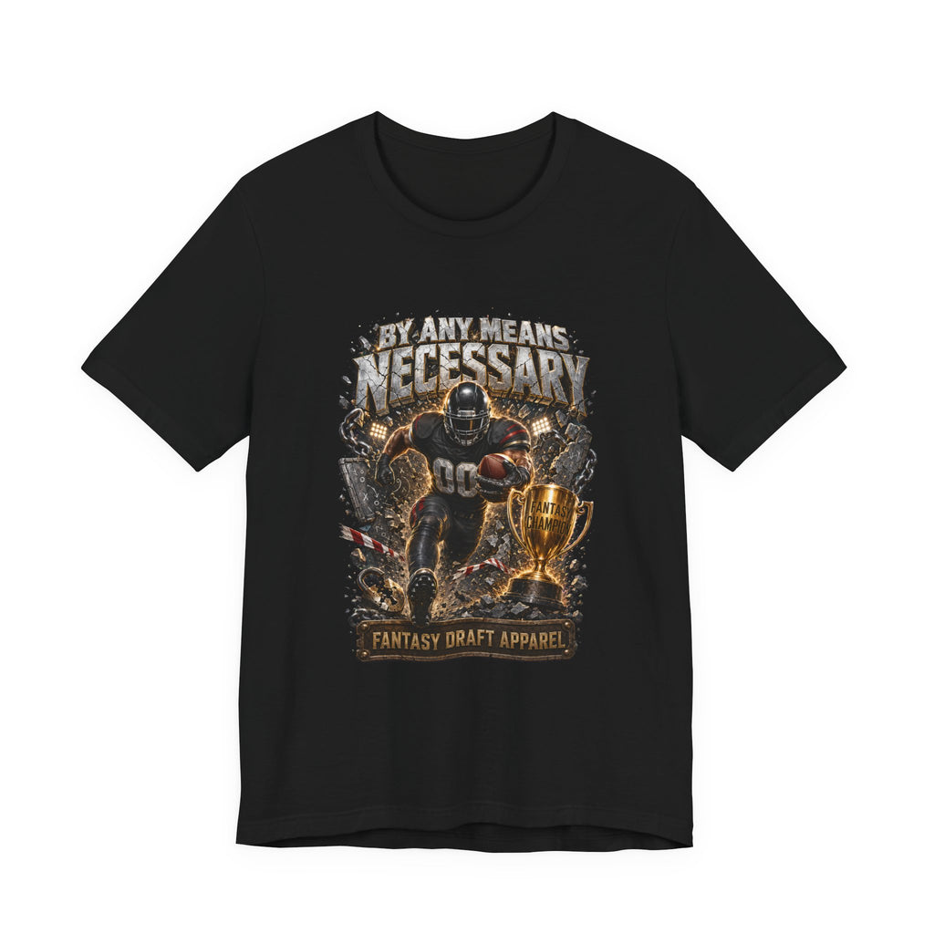 By Any Means Necessary Premium Football Tee