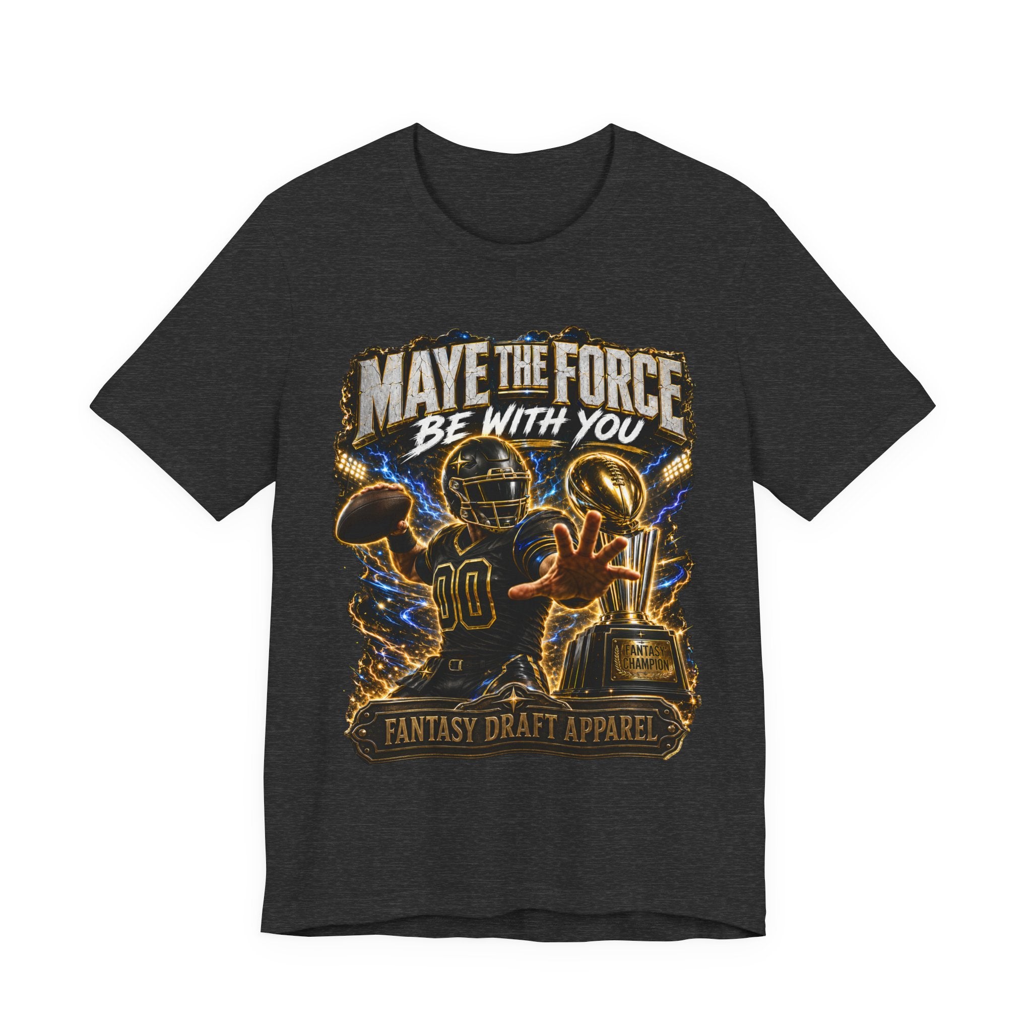 Maye the Force Be With You Premium Football Tee