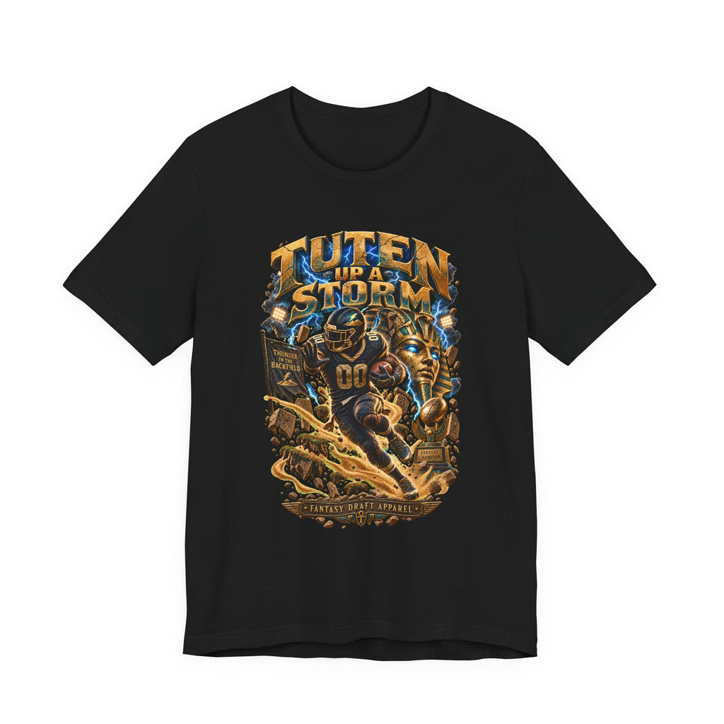 Tuten Up A Storm Team Football Tee