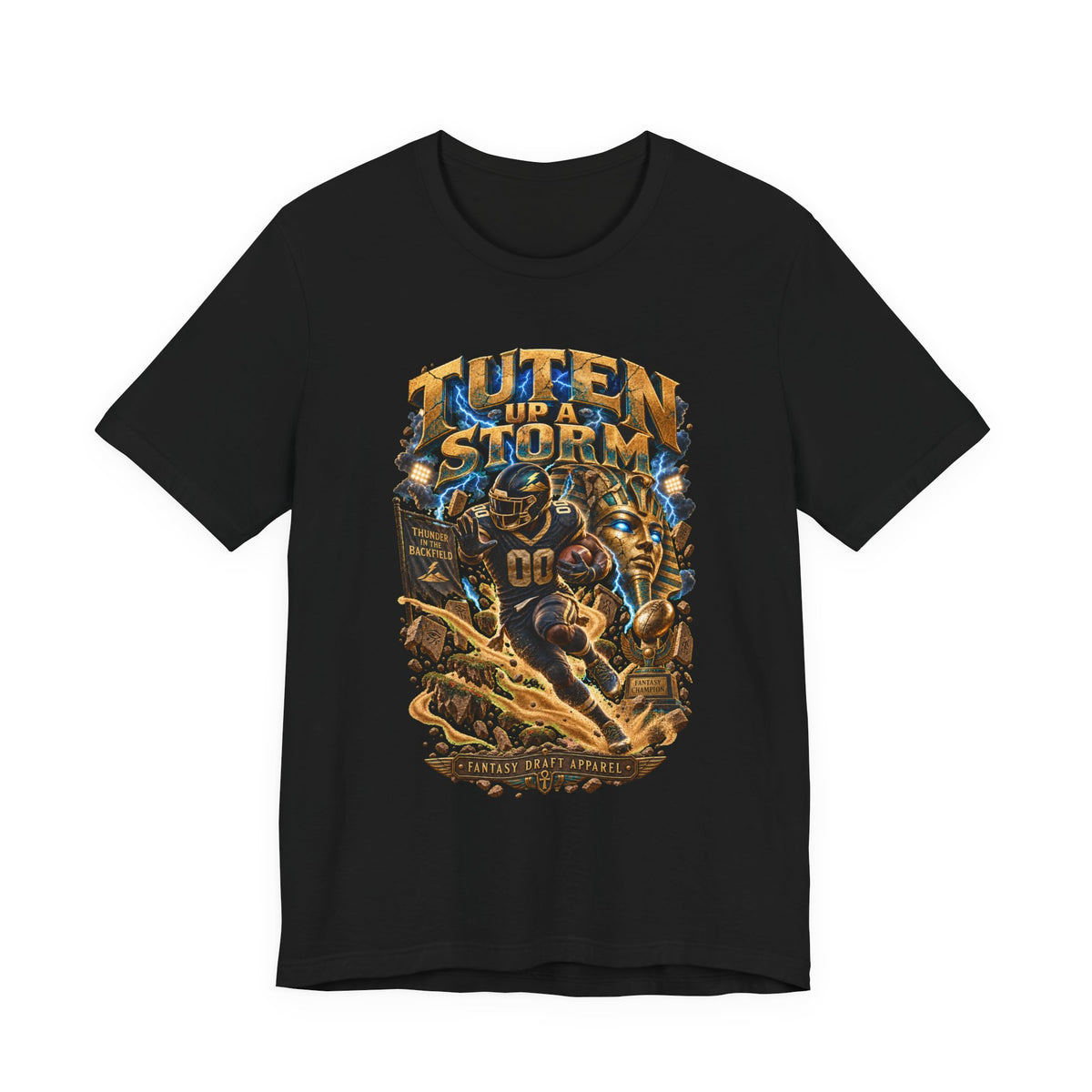 While My Guitar Jeanty Weeps Team Football Tee
