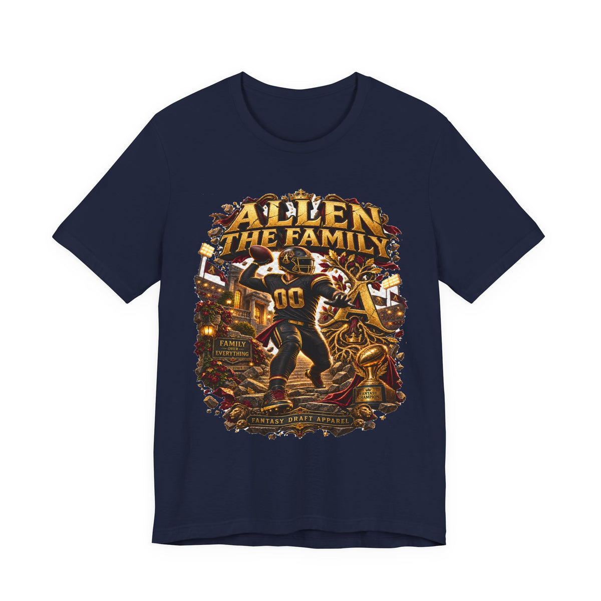 Allen the Family Team Football Tee