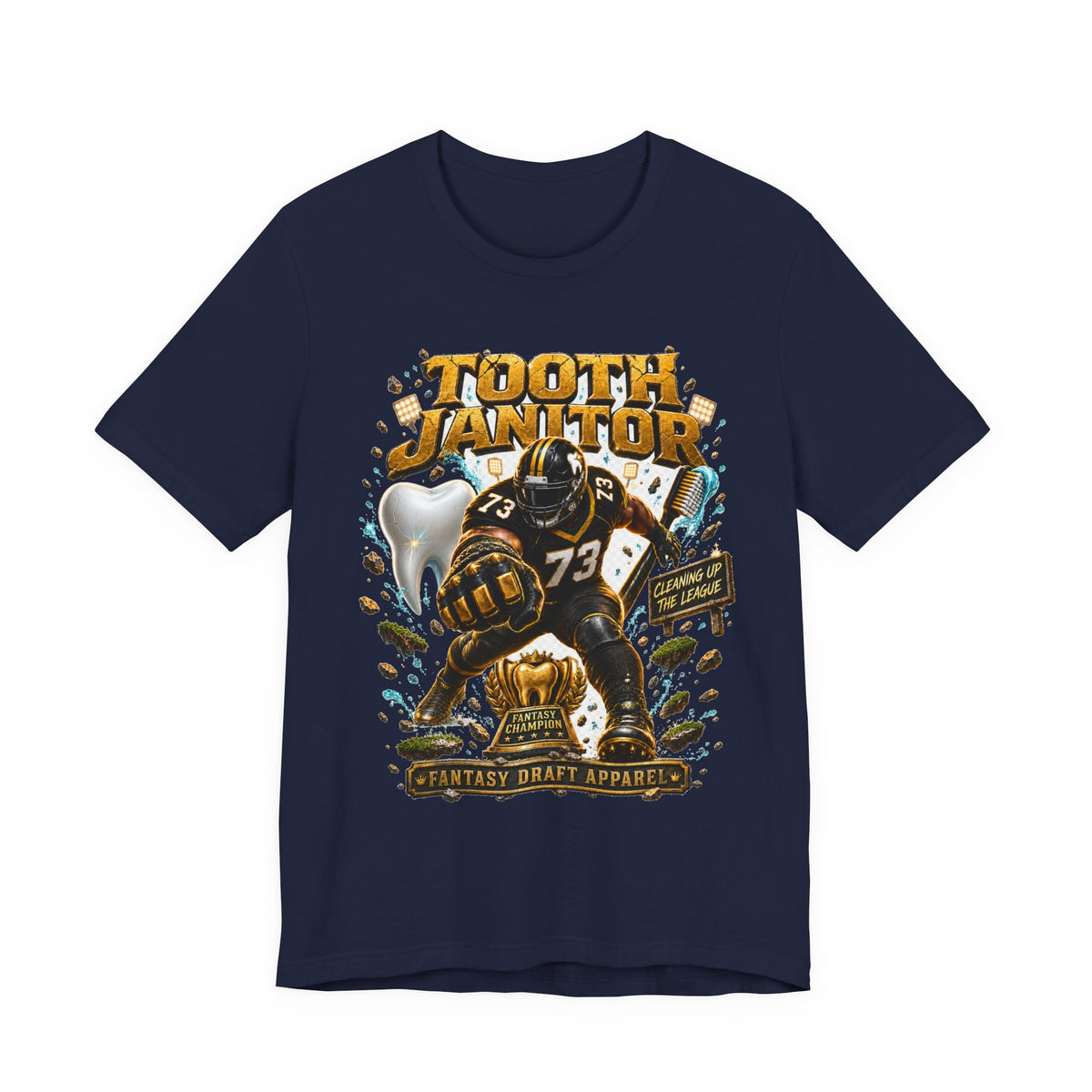 Tooth Janitor Team Football Tee
