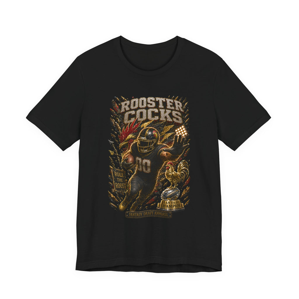 Rooster Cocks  Premium Football Tee