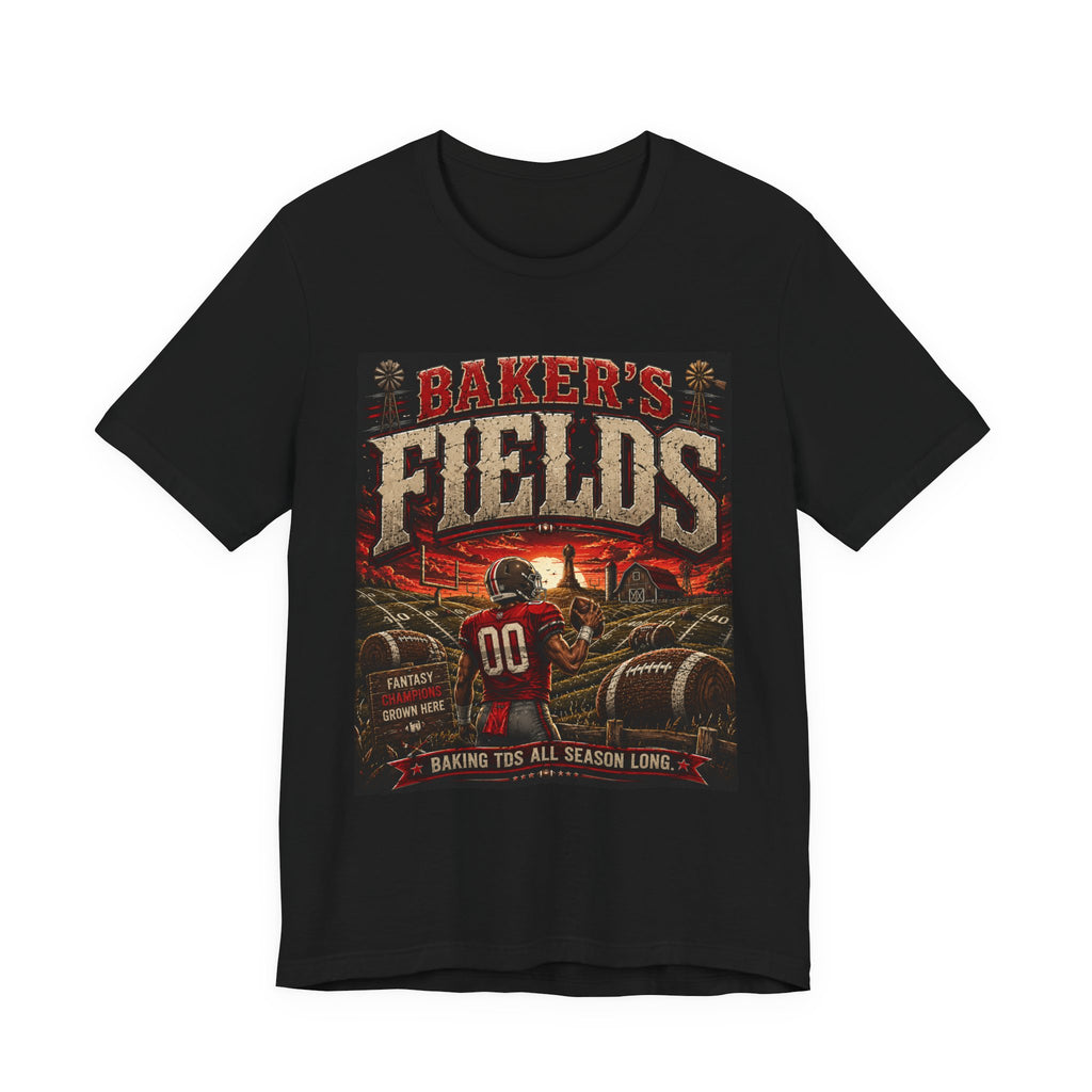 Baker's Fields Fantasy Football Tee