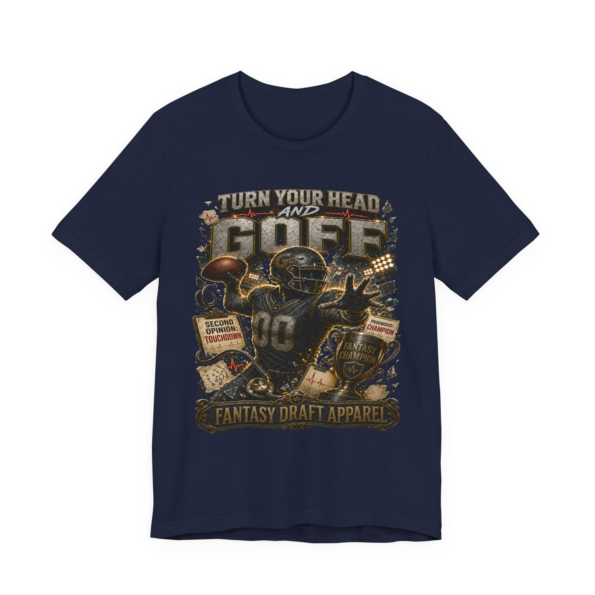 Turn Your Head and Goff  Premium Football Tee