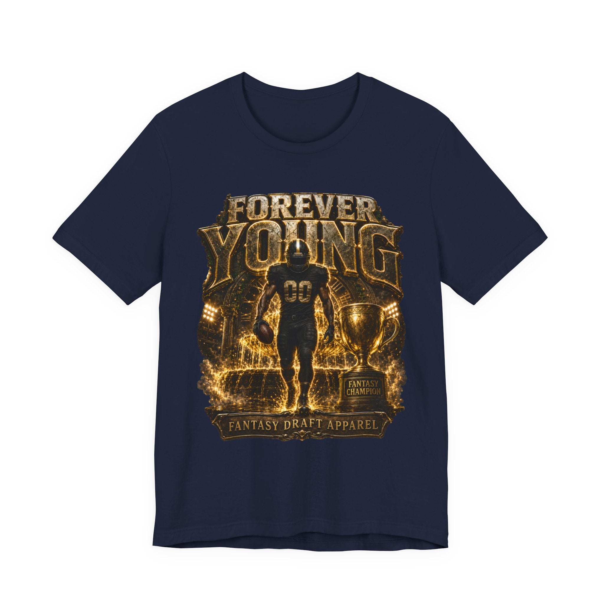 Forever Young Premium Football Tee