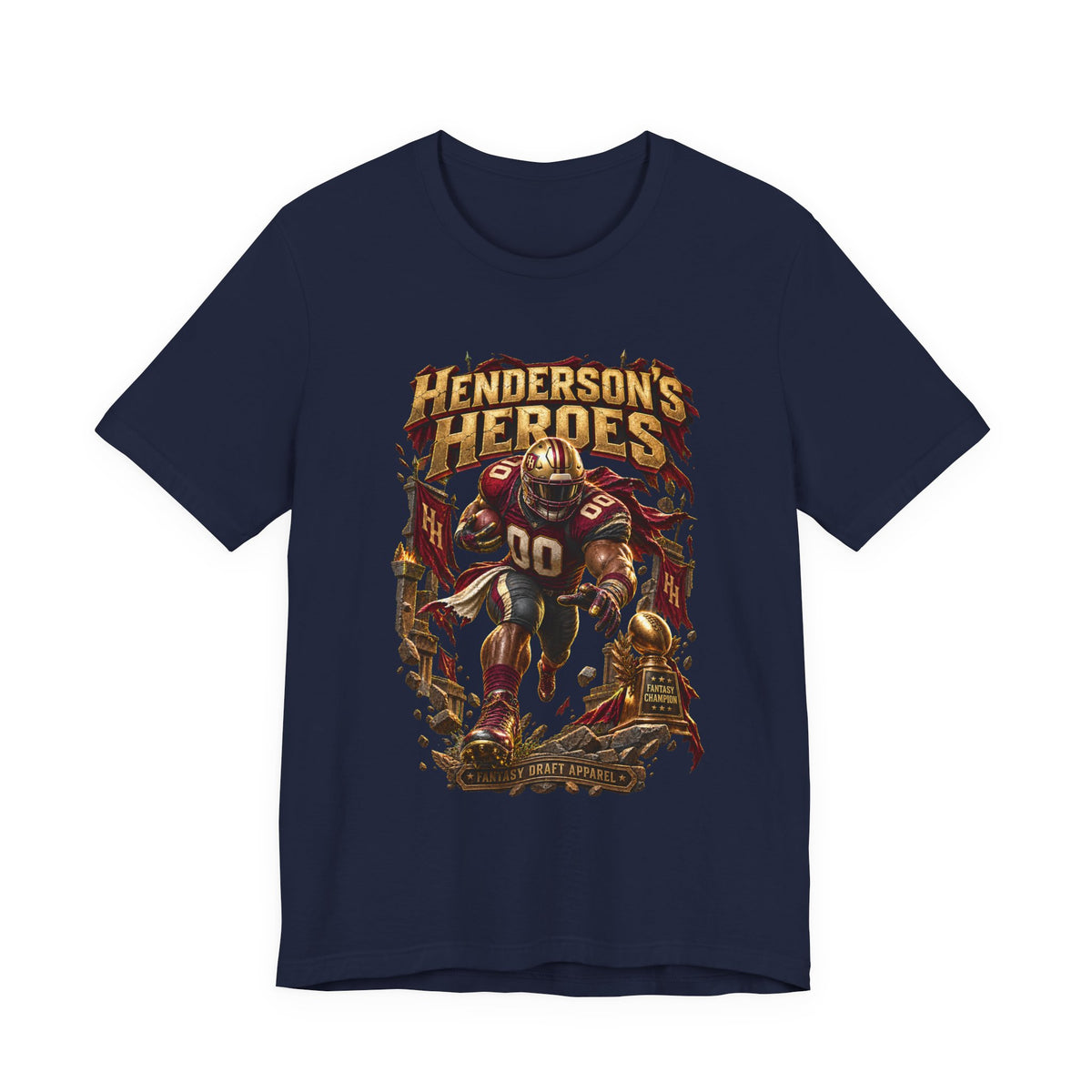 Henderson’s Heroes Team Football Tee