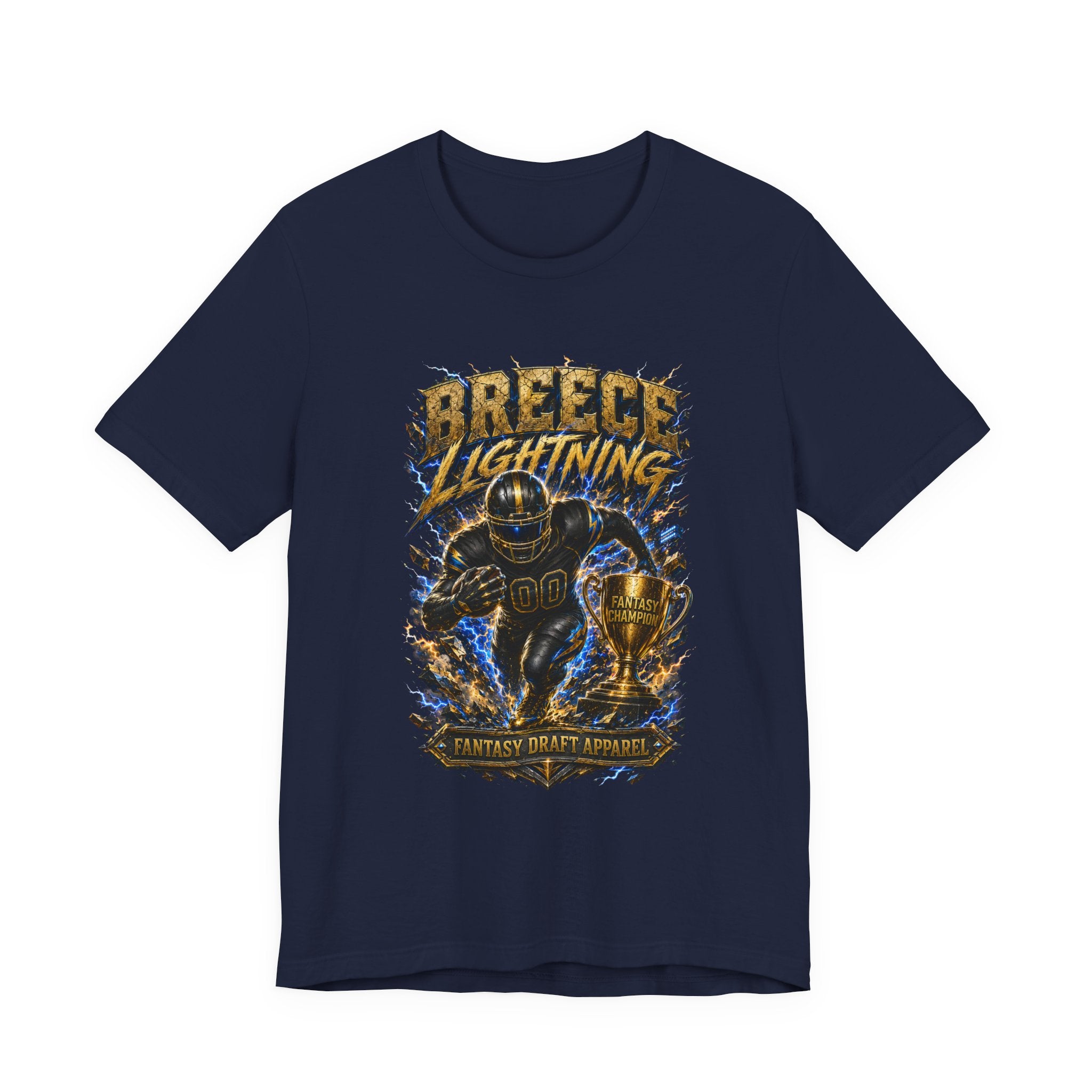 Breece Lightning Premium Football Tee
