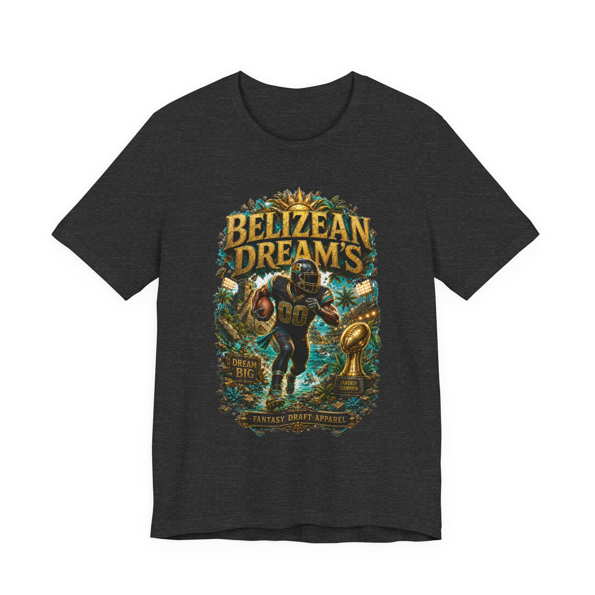 Belizean Dreams Team Football Tee