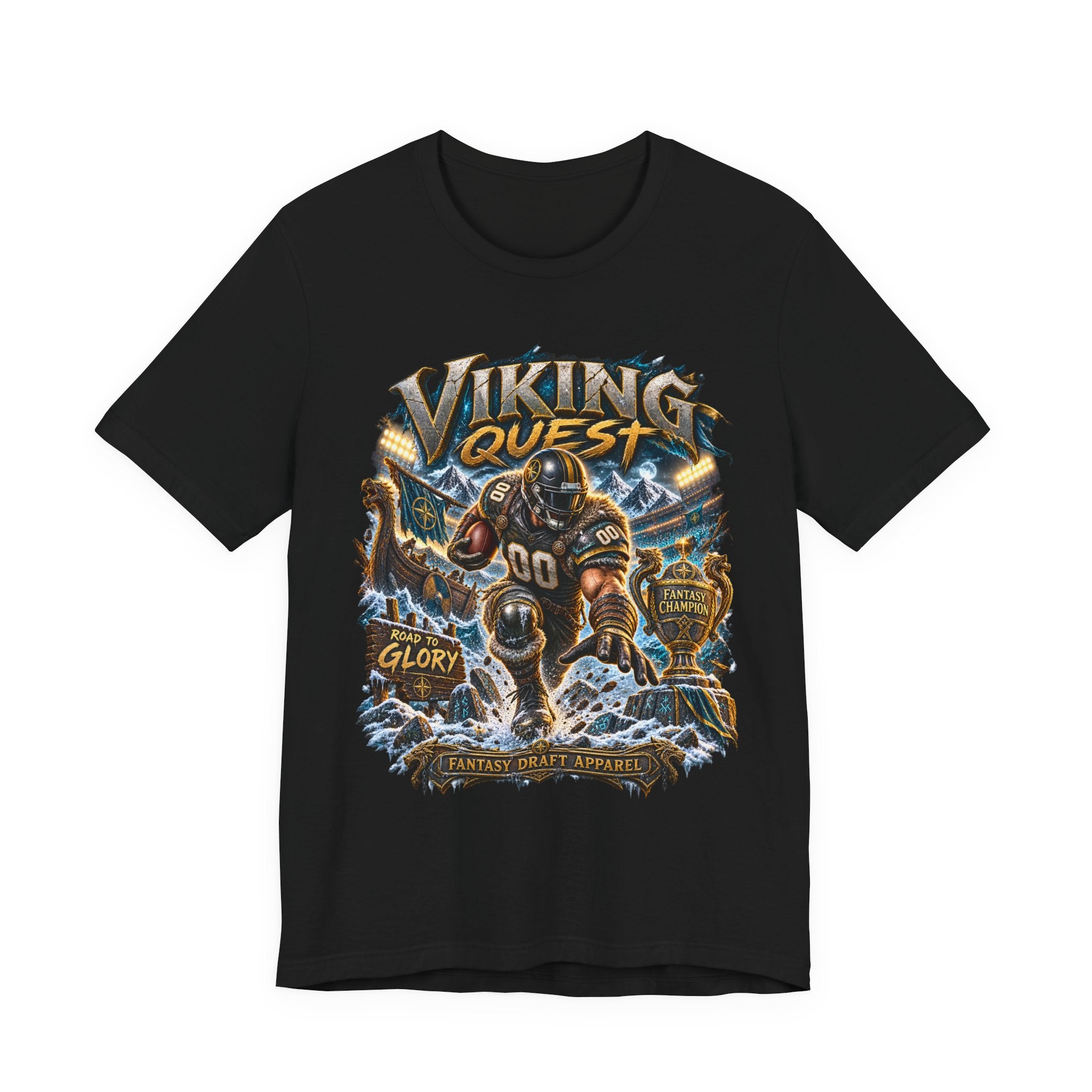 Viking Quest Football Tee