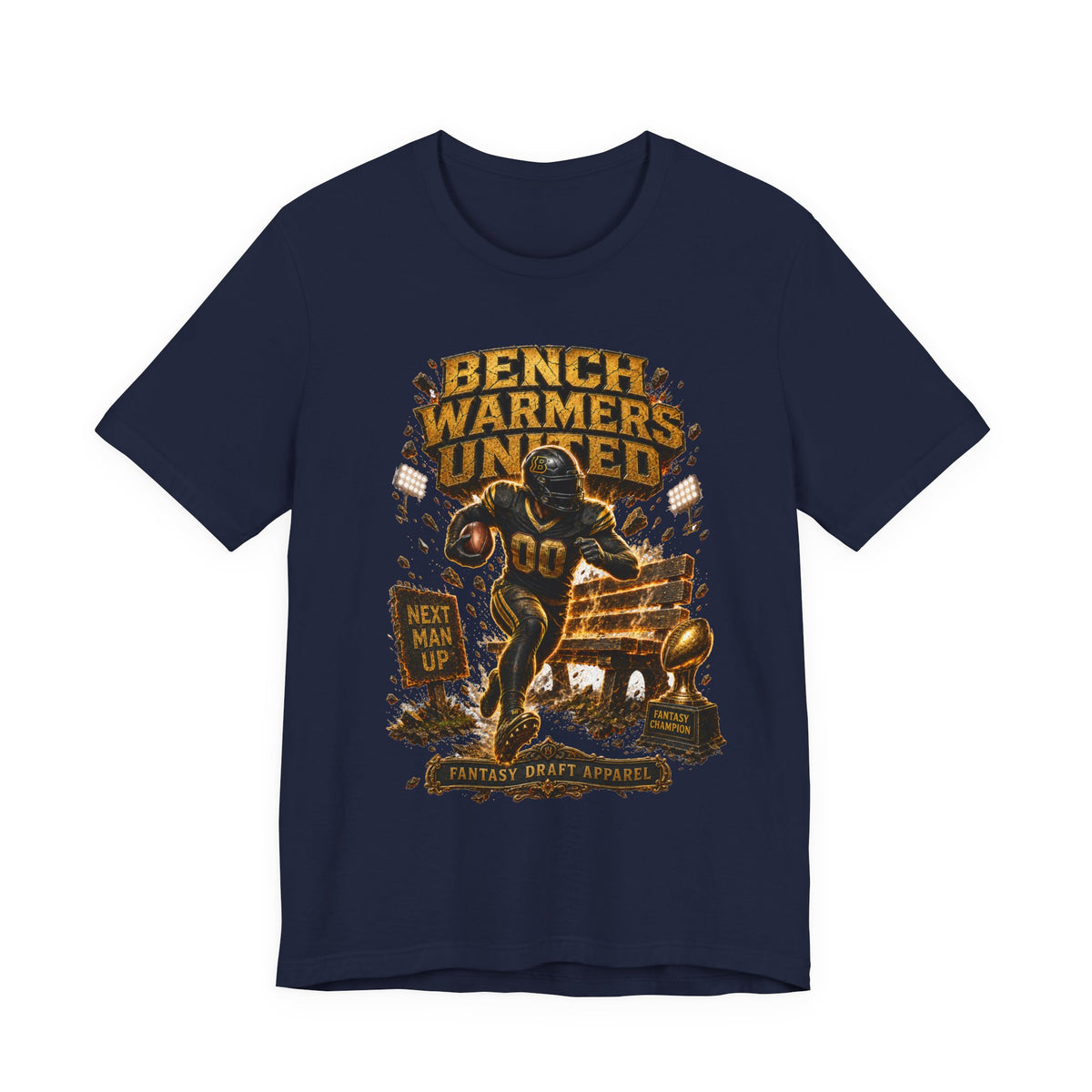 Bench Warmers United  Team Football Tee