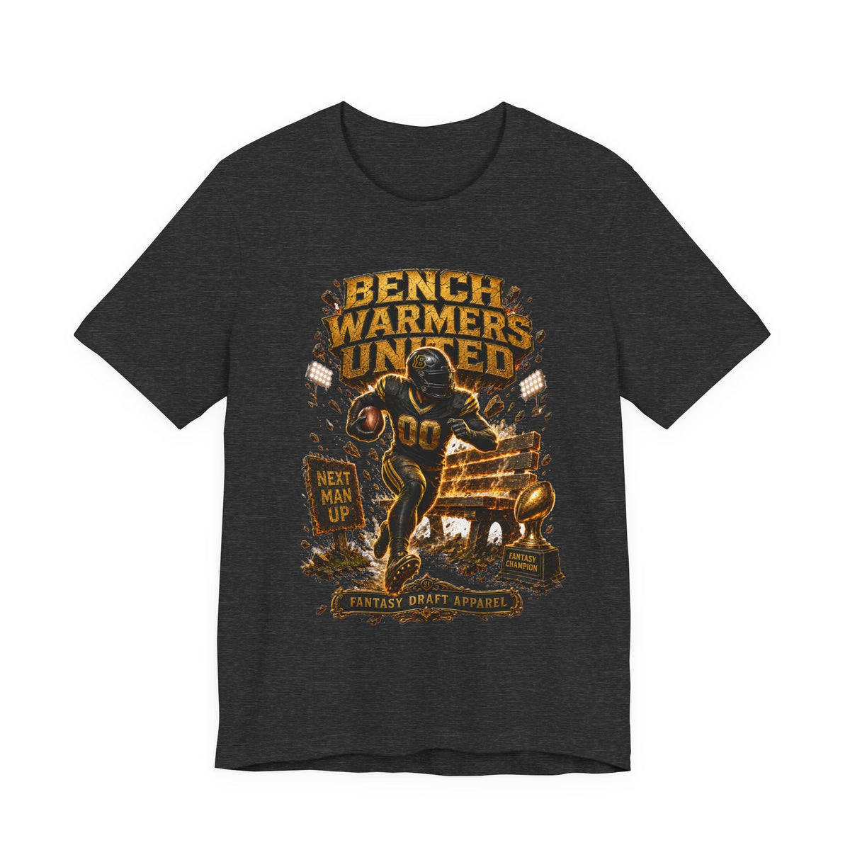 Bench Warmers United  Team Football Tee