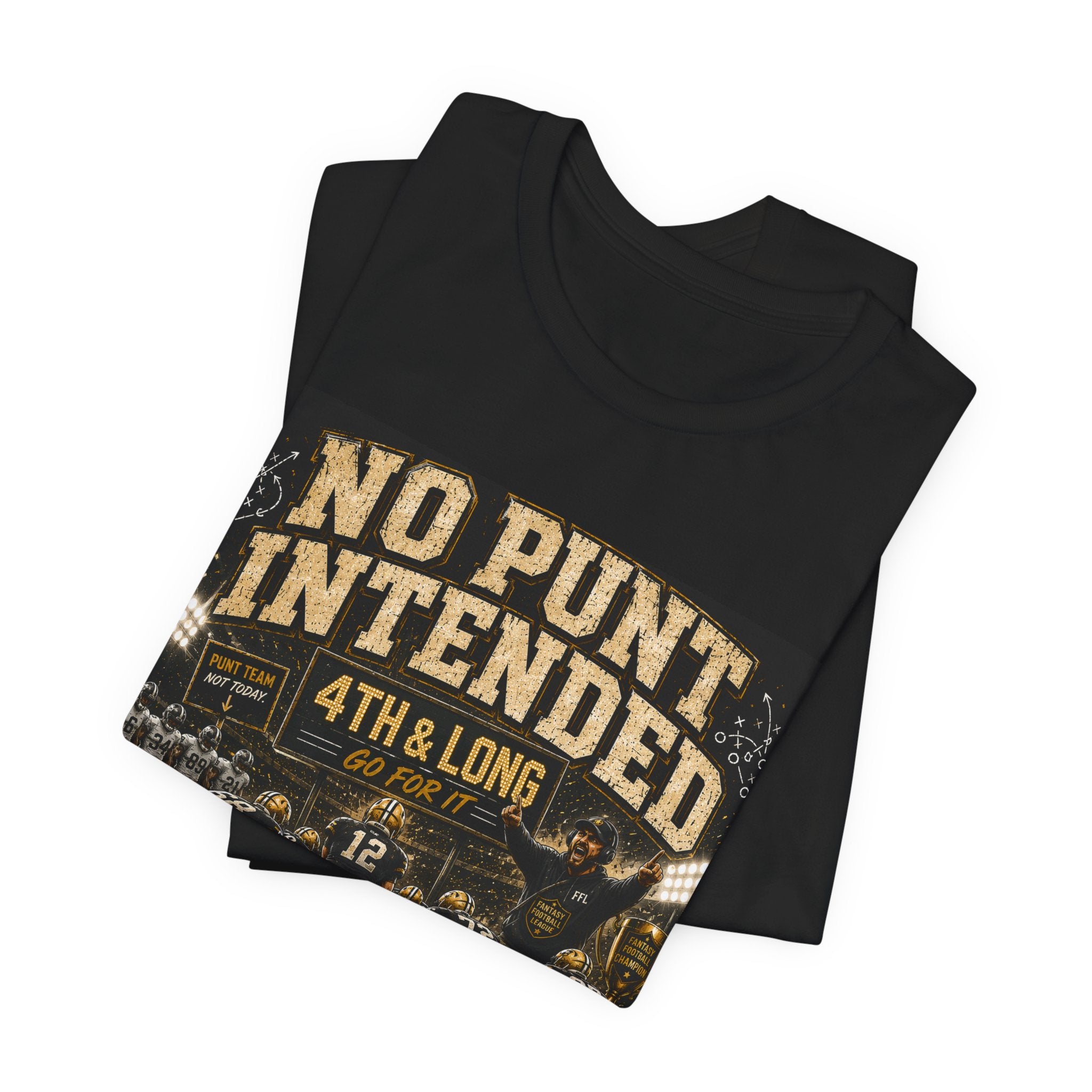 No Punt Intended Fantasy Football Tee