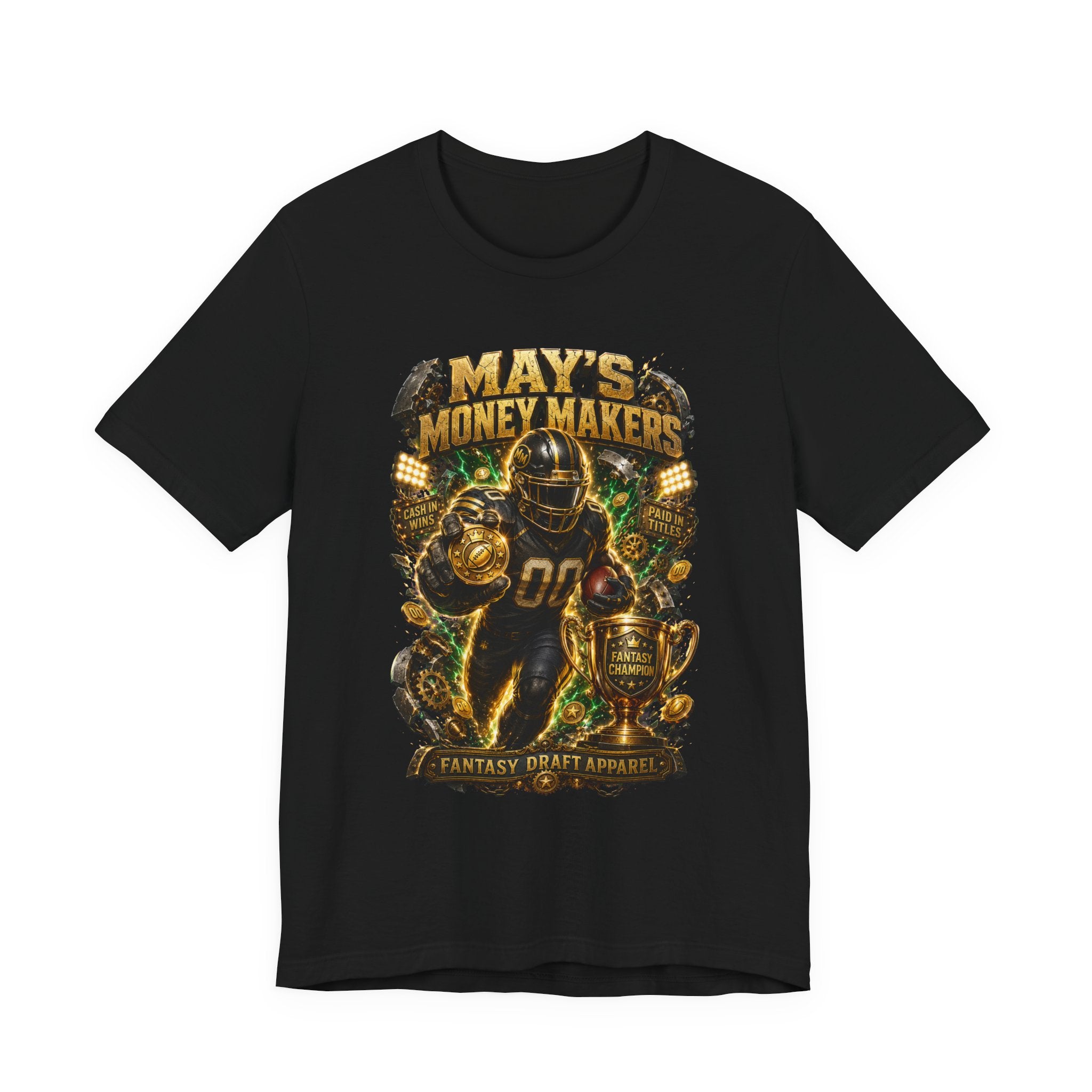 May’s Money Makers  Premium Football Tee