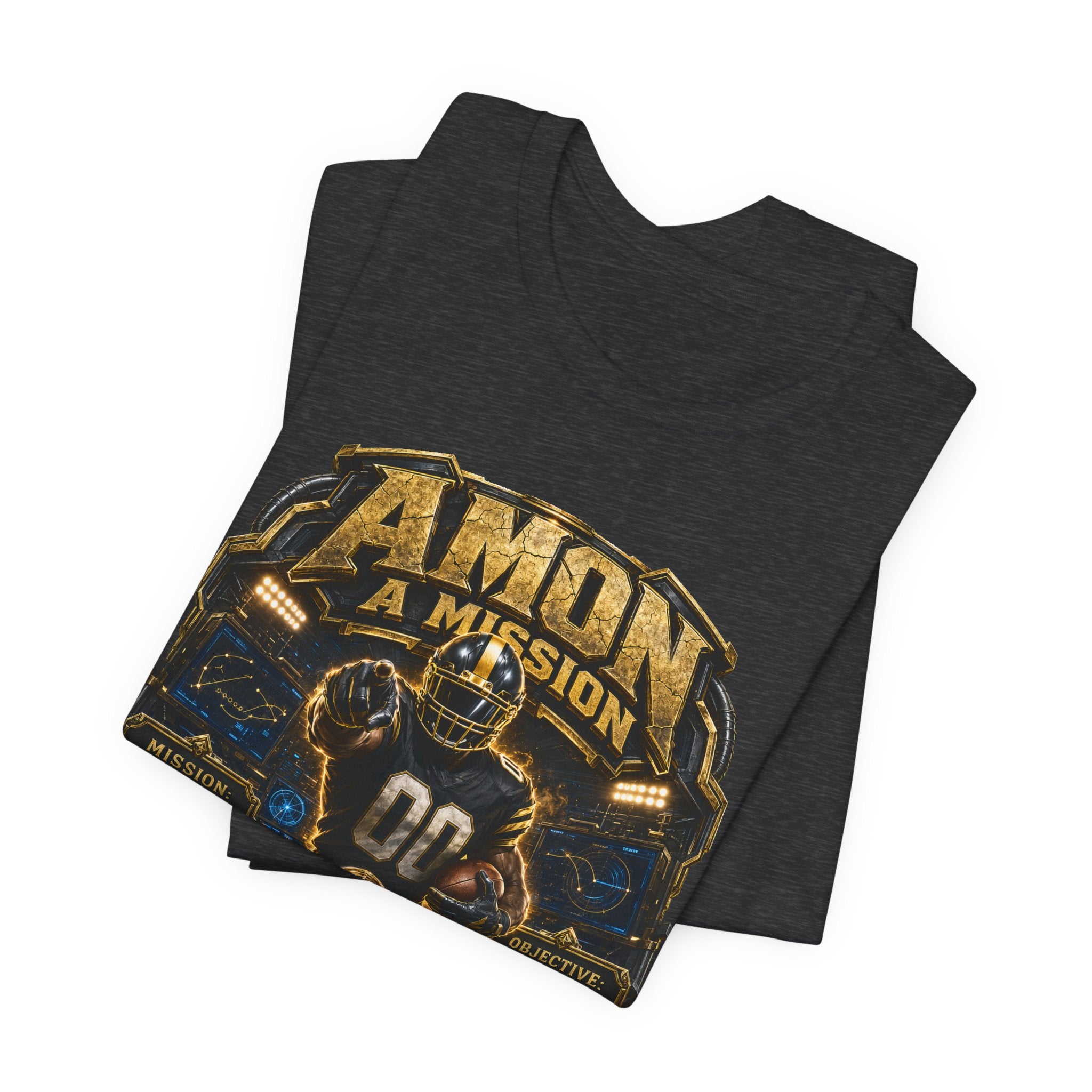 Amon A Mission  Premium Football Tee