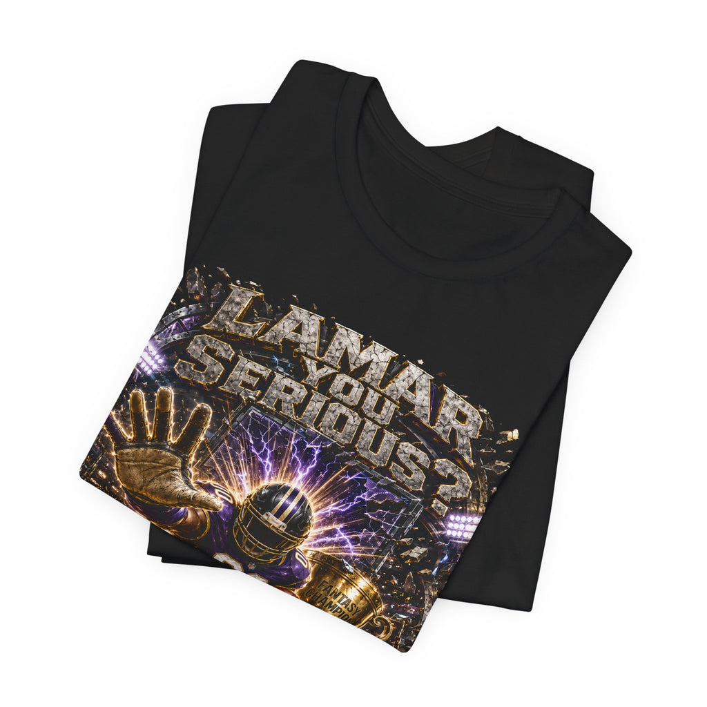 Lamar You Serious? Premium Football Tee