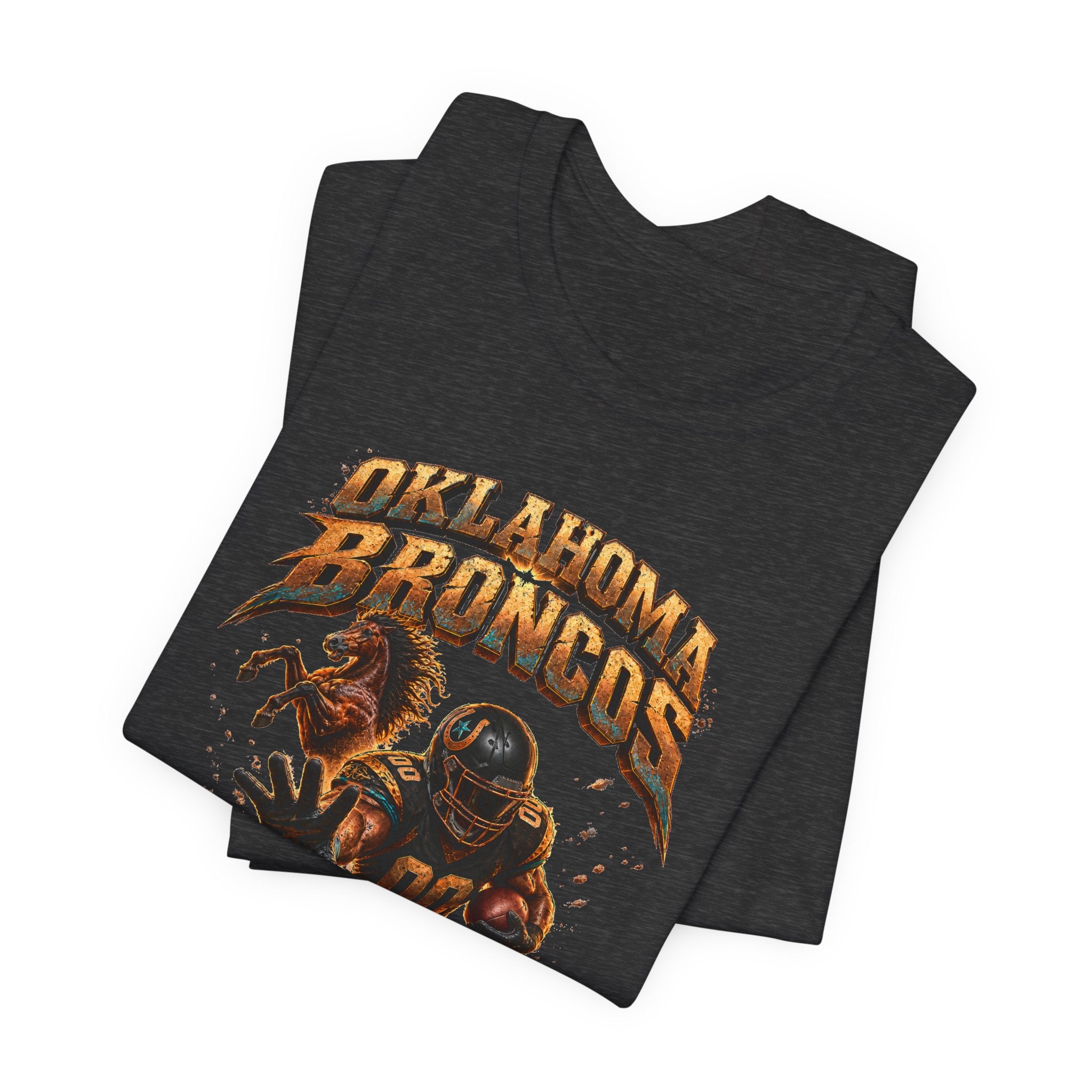 Oklahoma Broncos Football Tee