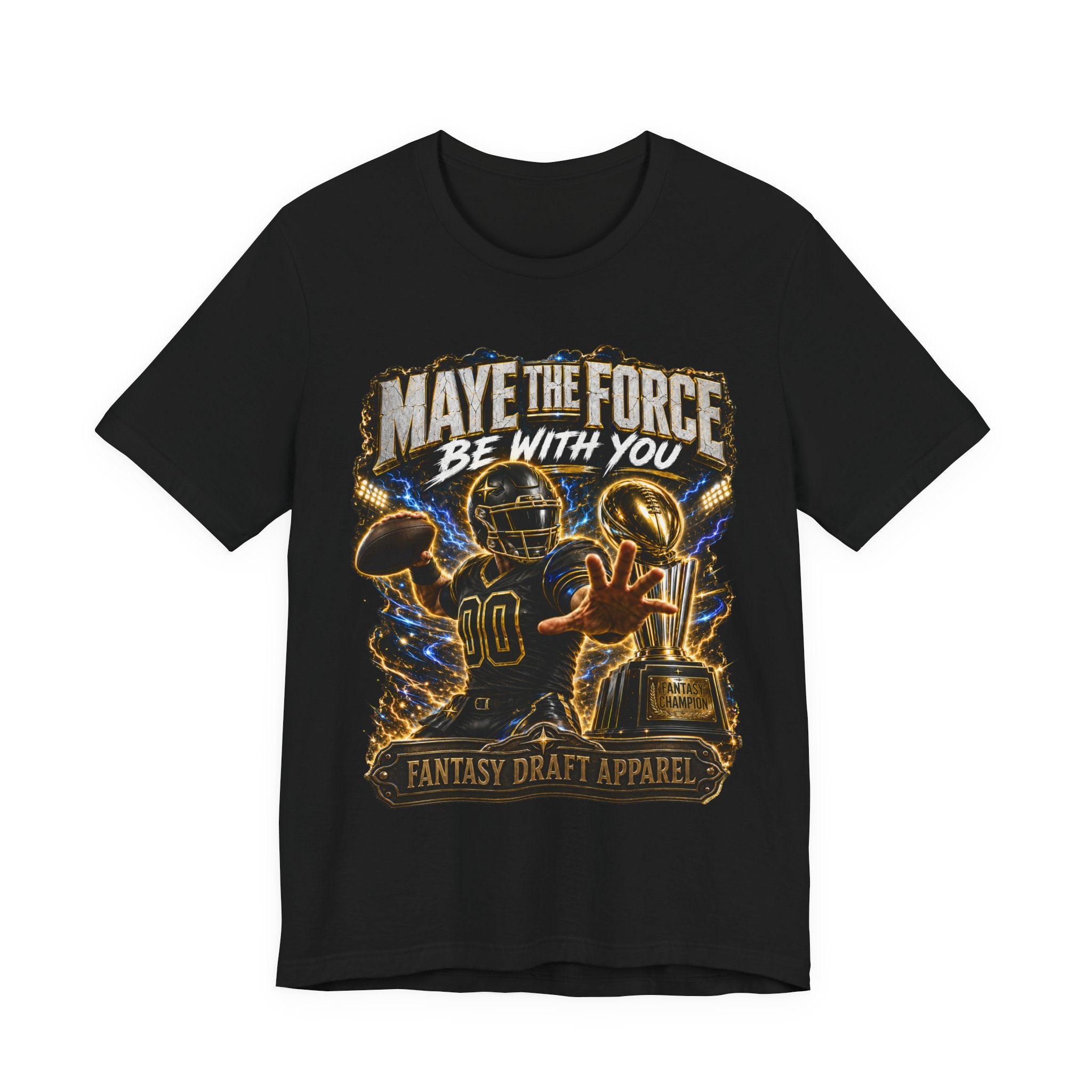 Maye the Force Be With You Premium Football Tee