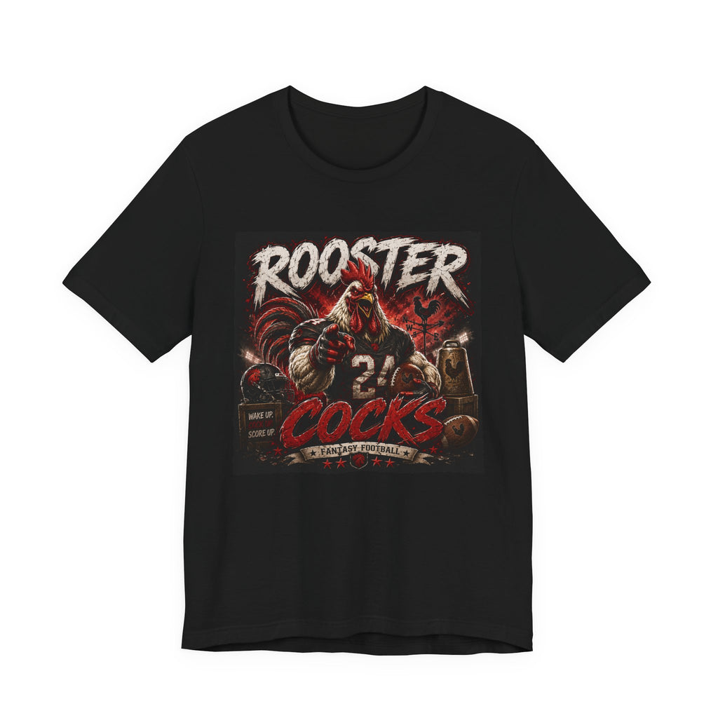 Rooster Cocks Fantasy Football Tee