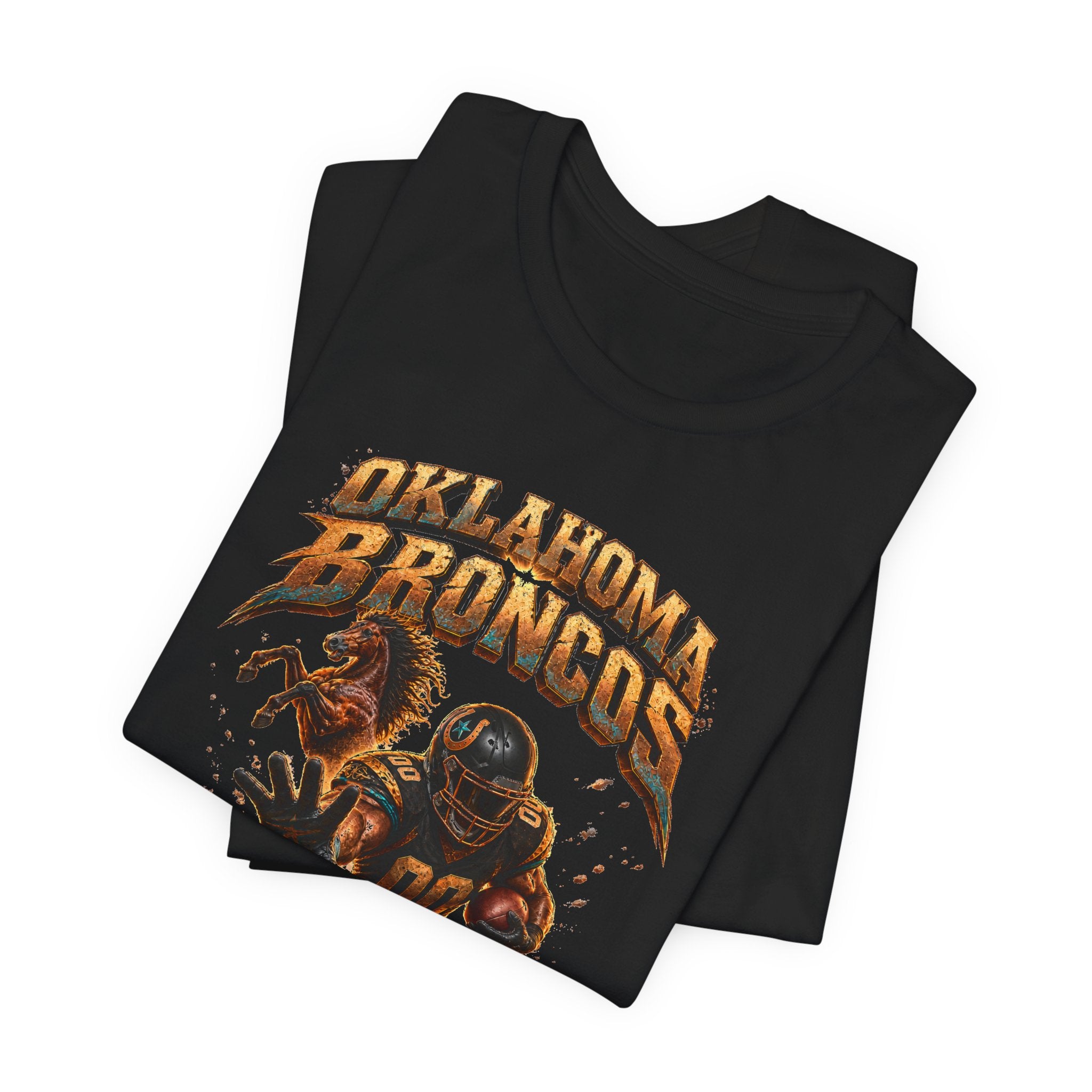 Oklahoma Broncos Football Tee