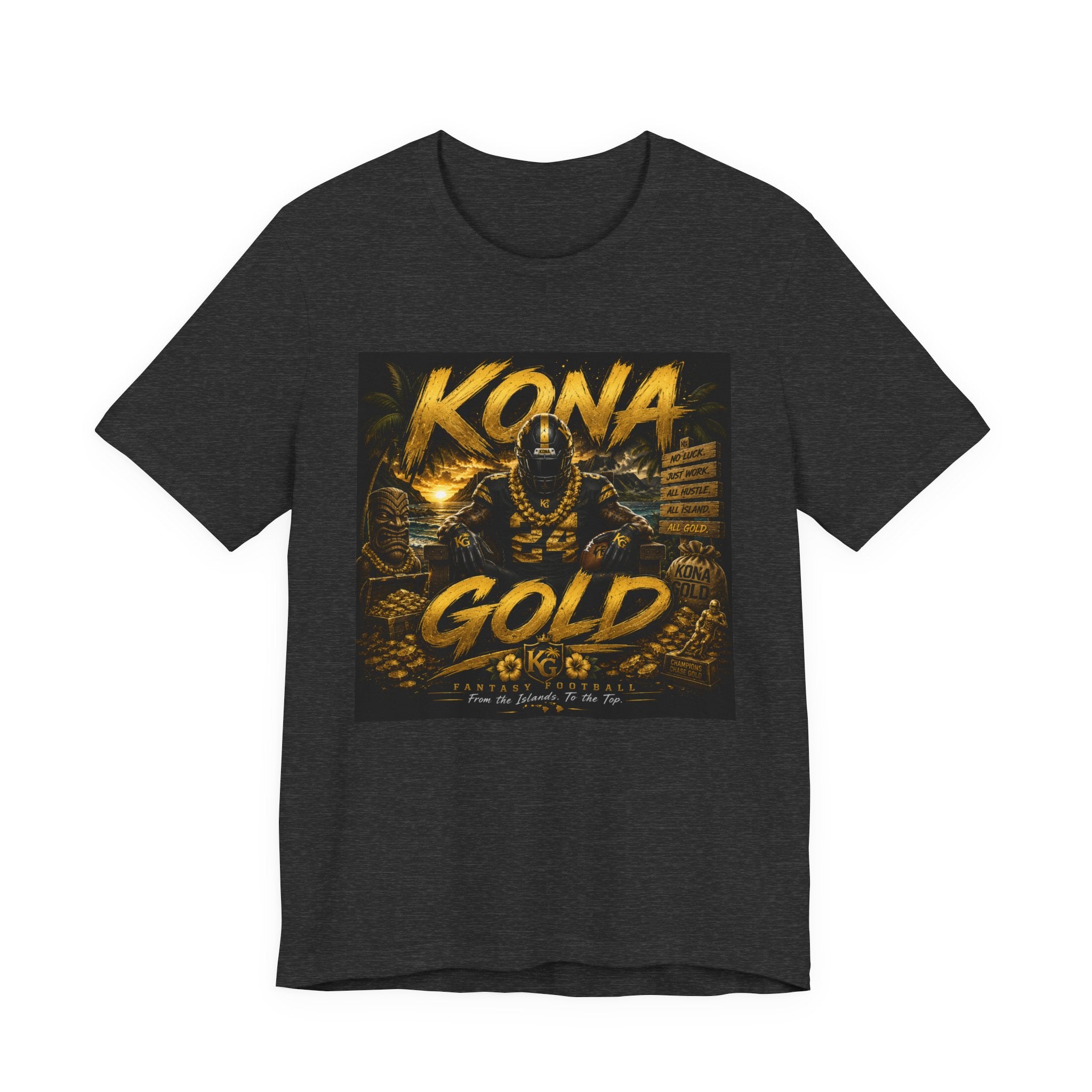 Kona Gold Football Tee