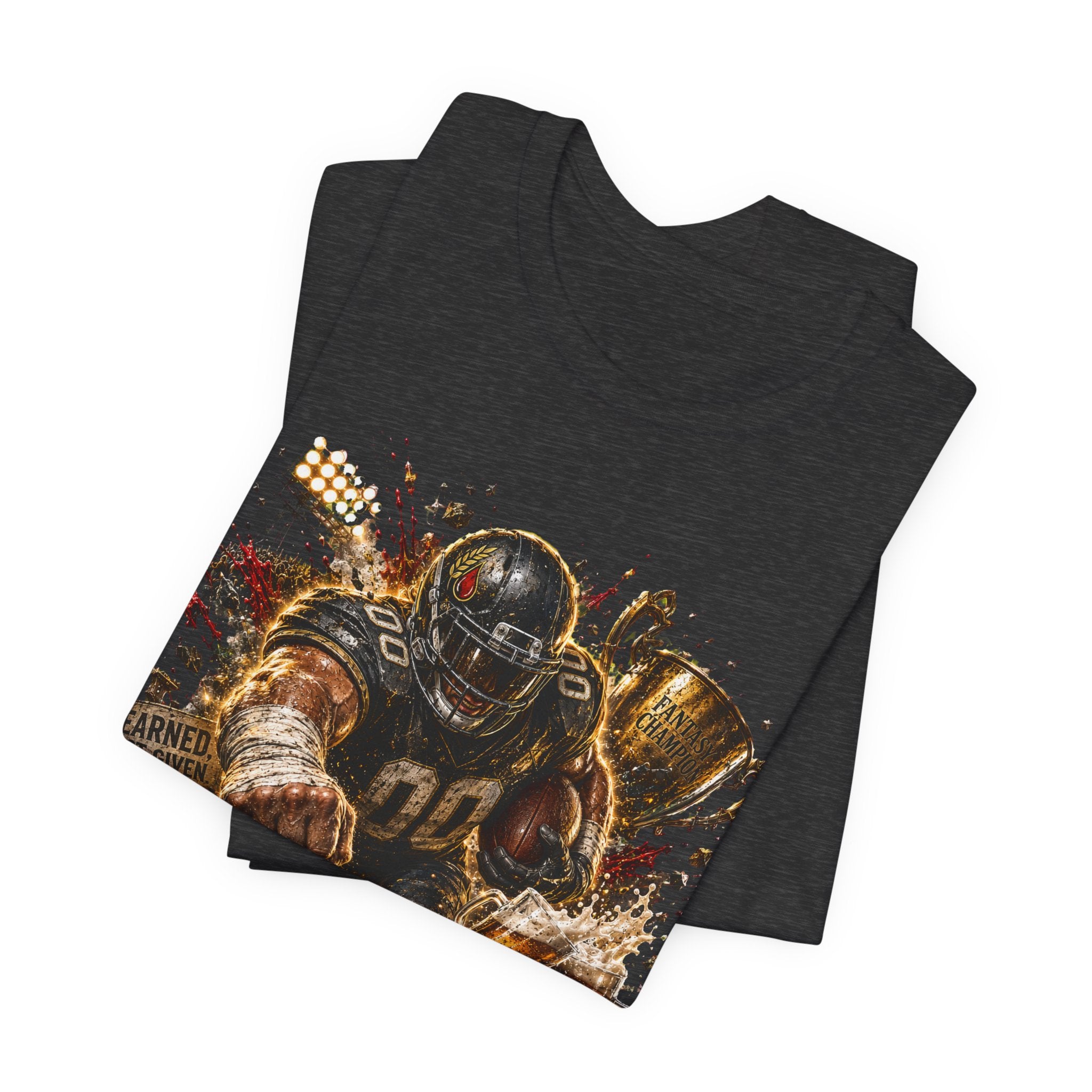 Blood, Sweat & Beers Premium Football Tee
