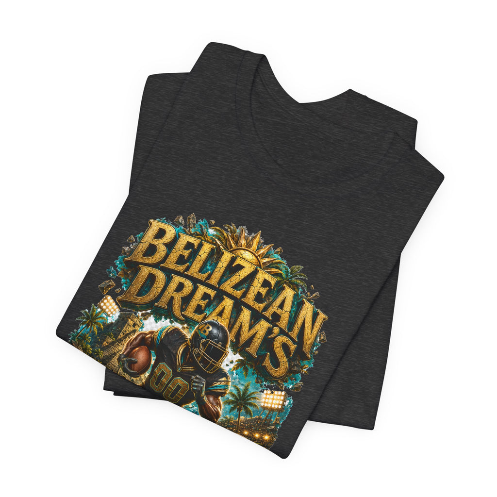 Belizean Dreams Team Football Tee