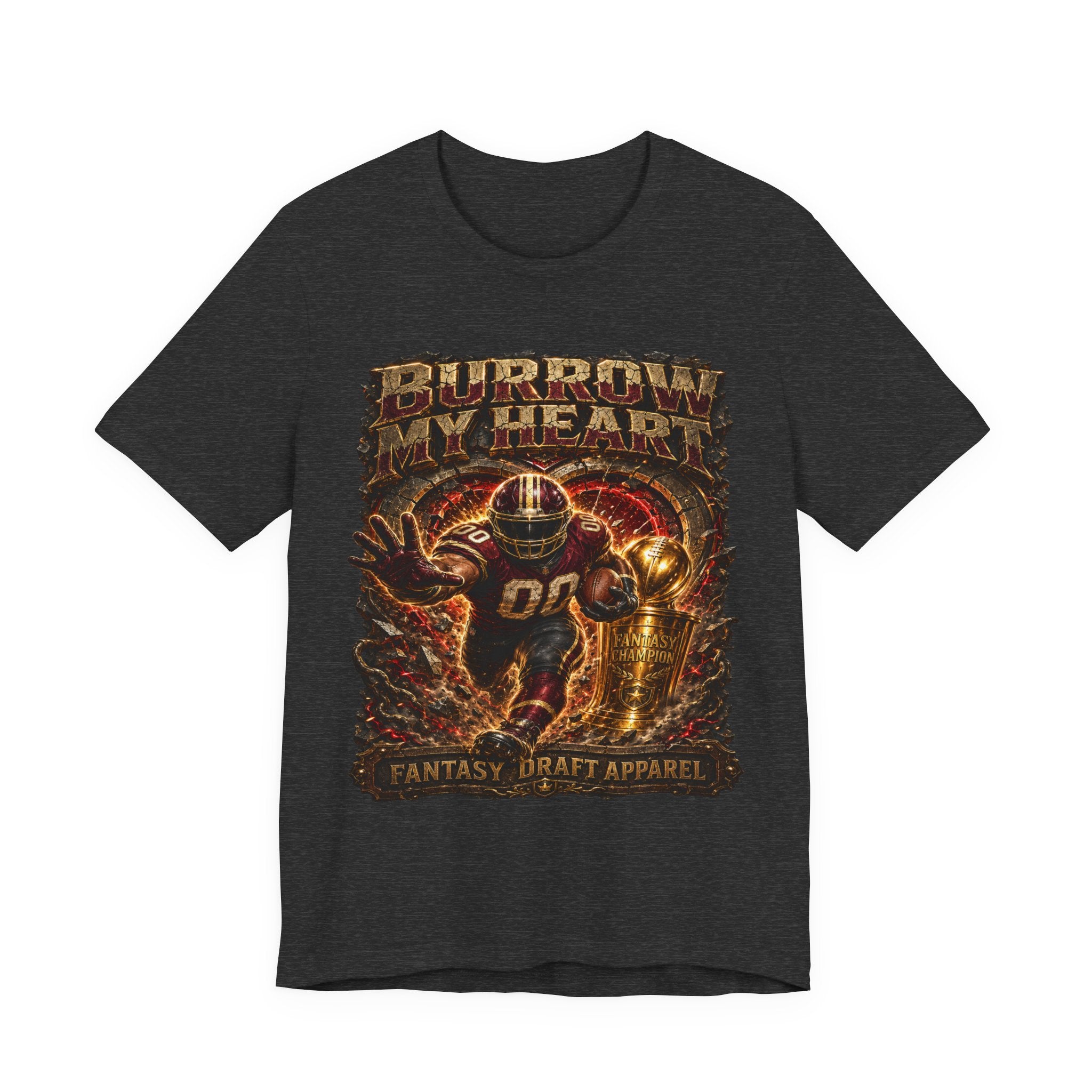 Burrow My Heart Premium Football Tee