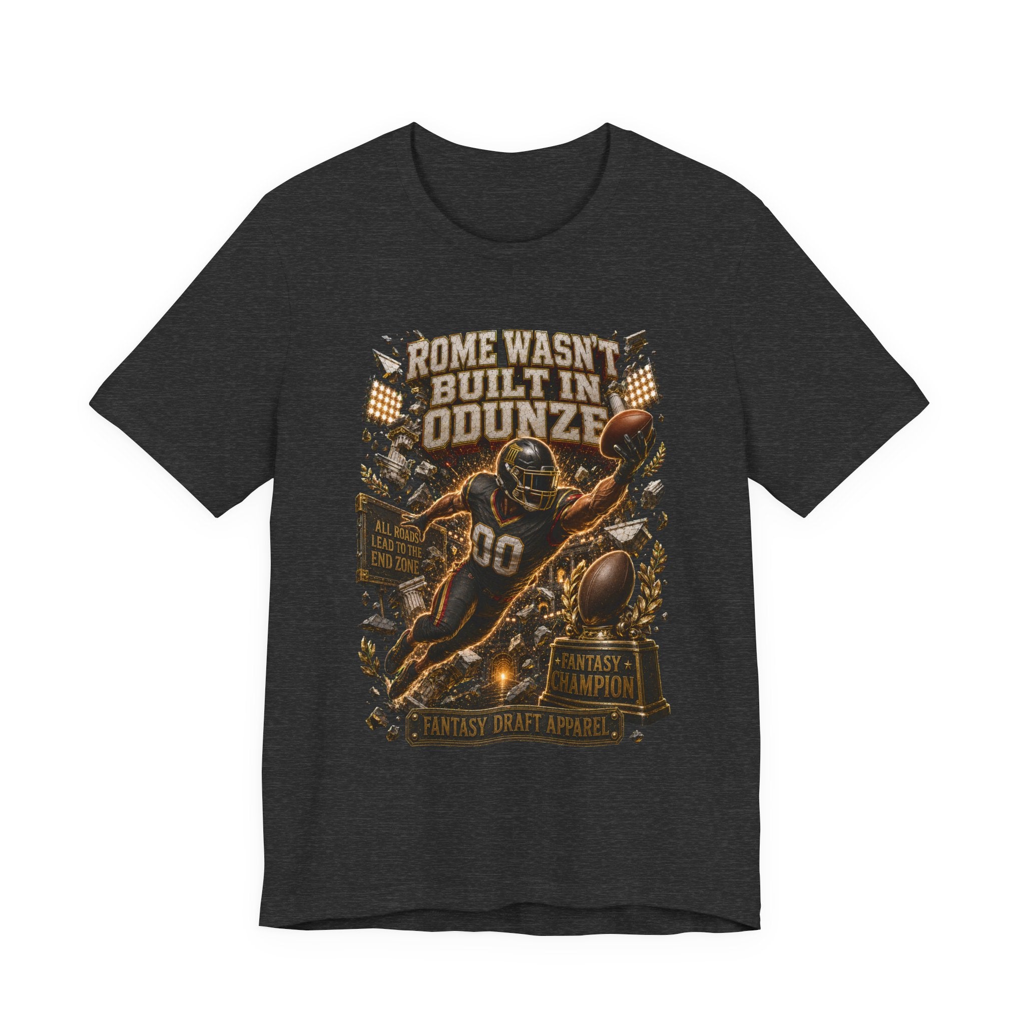 Rome Wasn’t Built in Odunze  Premium Football Tee