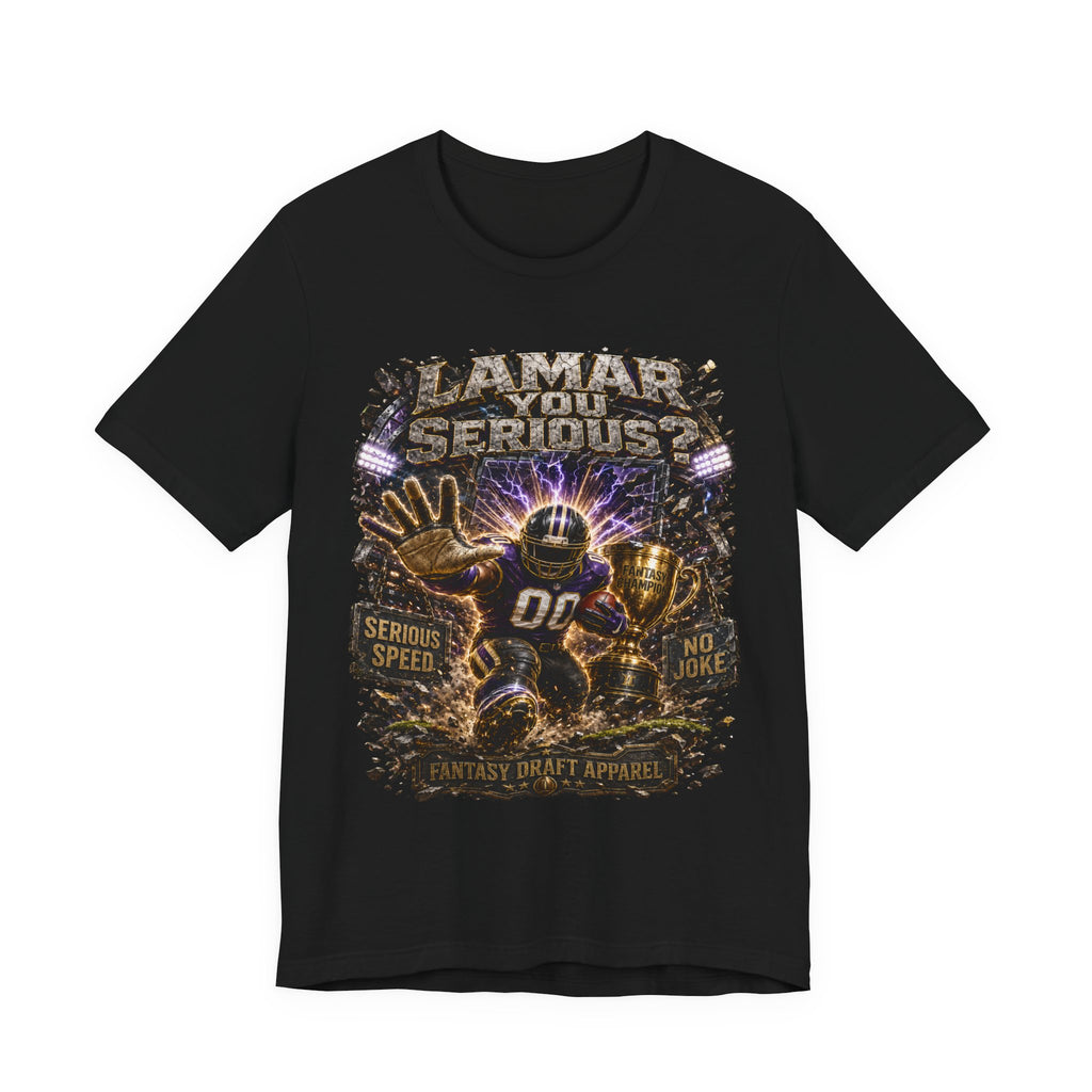 Lamar You Serious? Premium Football Tee