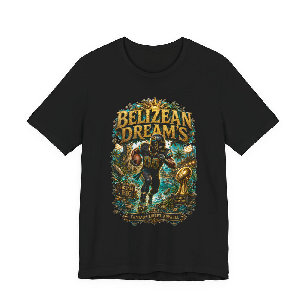 Belizean Dreams Team Football Tee