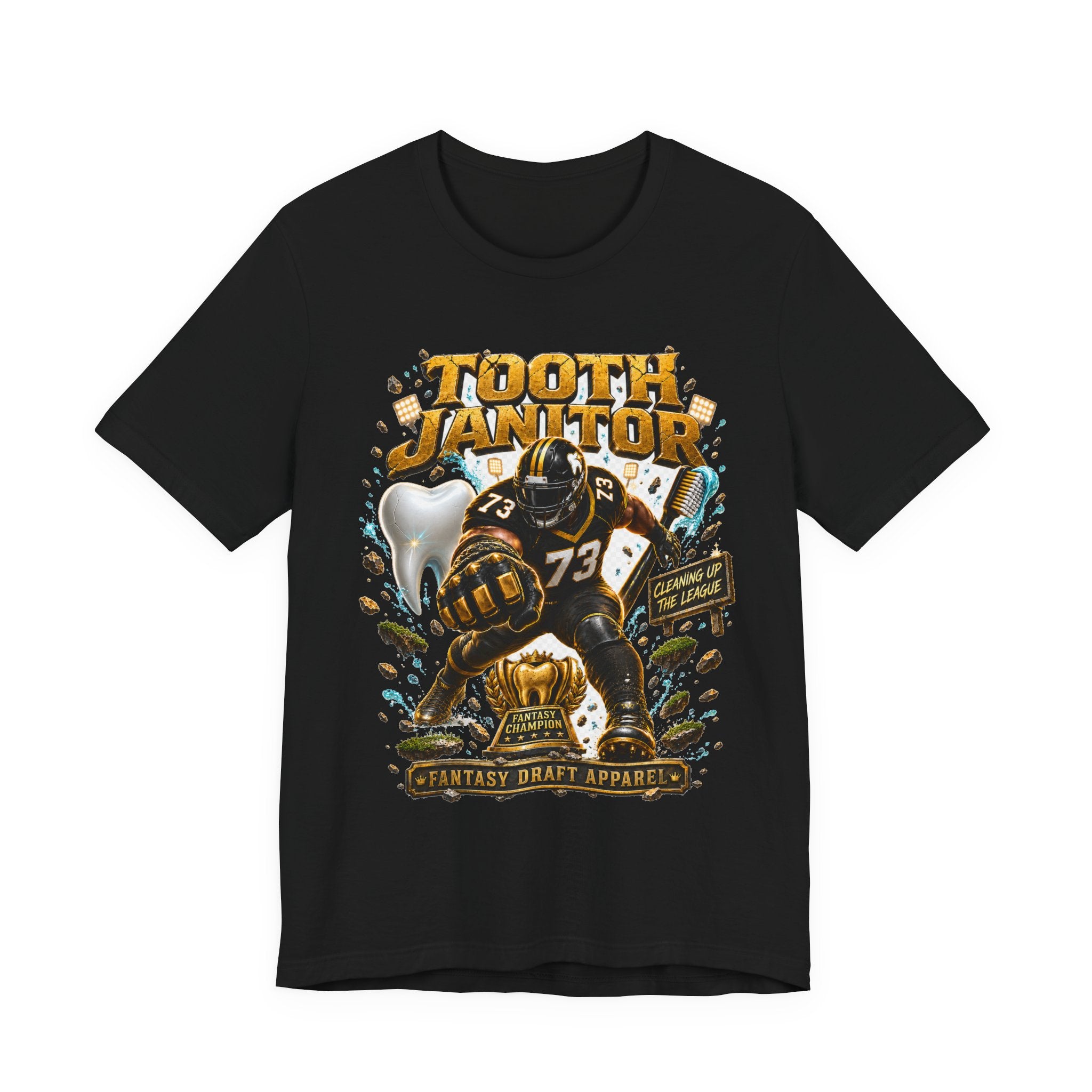 Tooth Janitor Team Football Tee