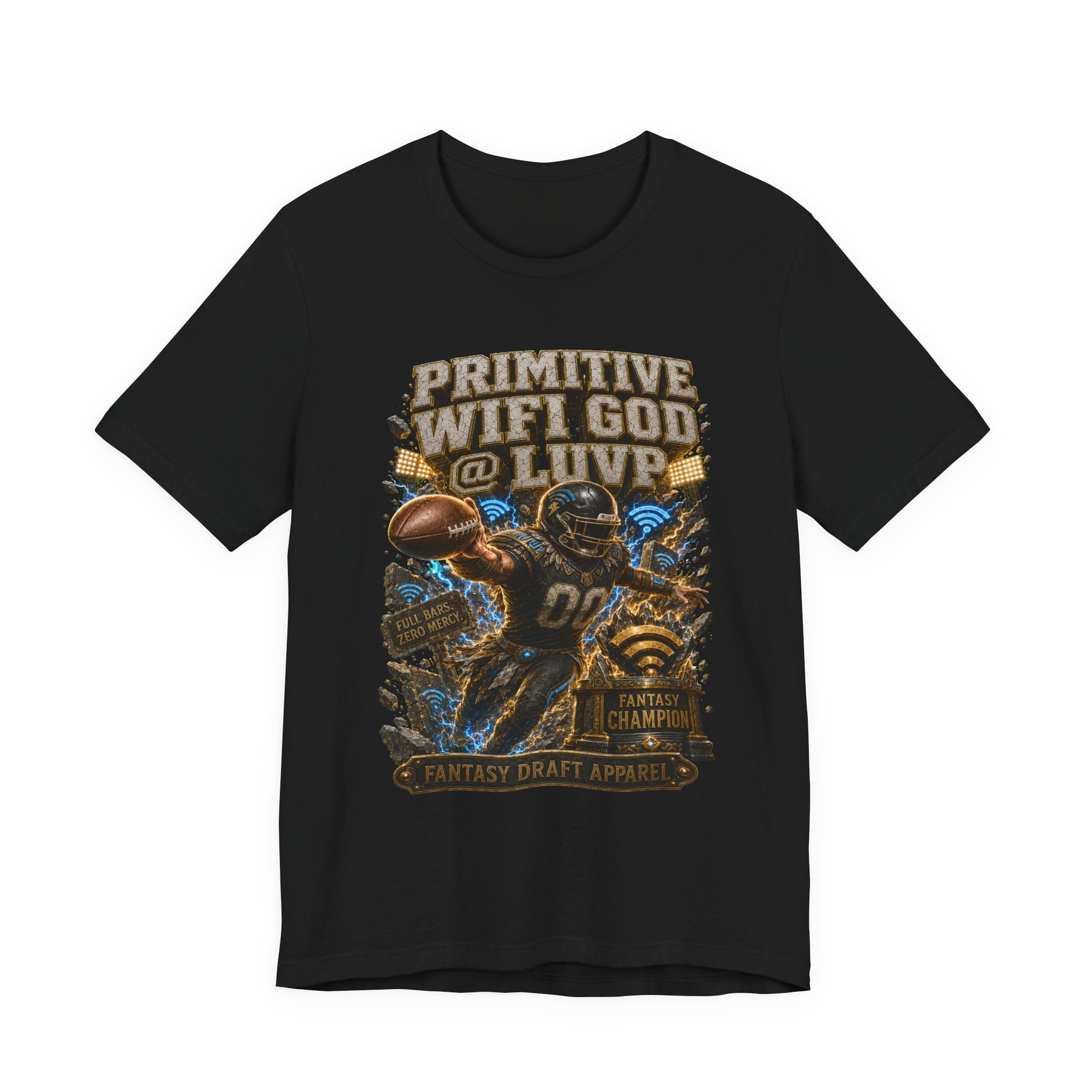 Primitive WiFi God @ LUVP Premium Football Tee