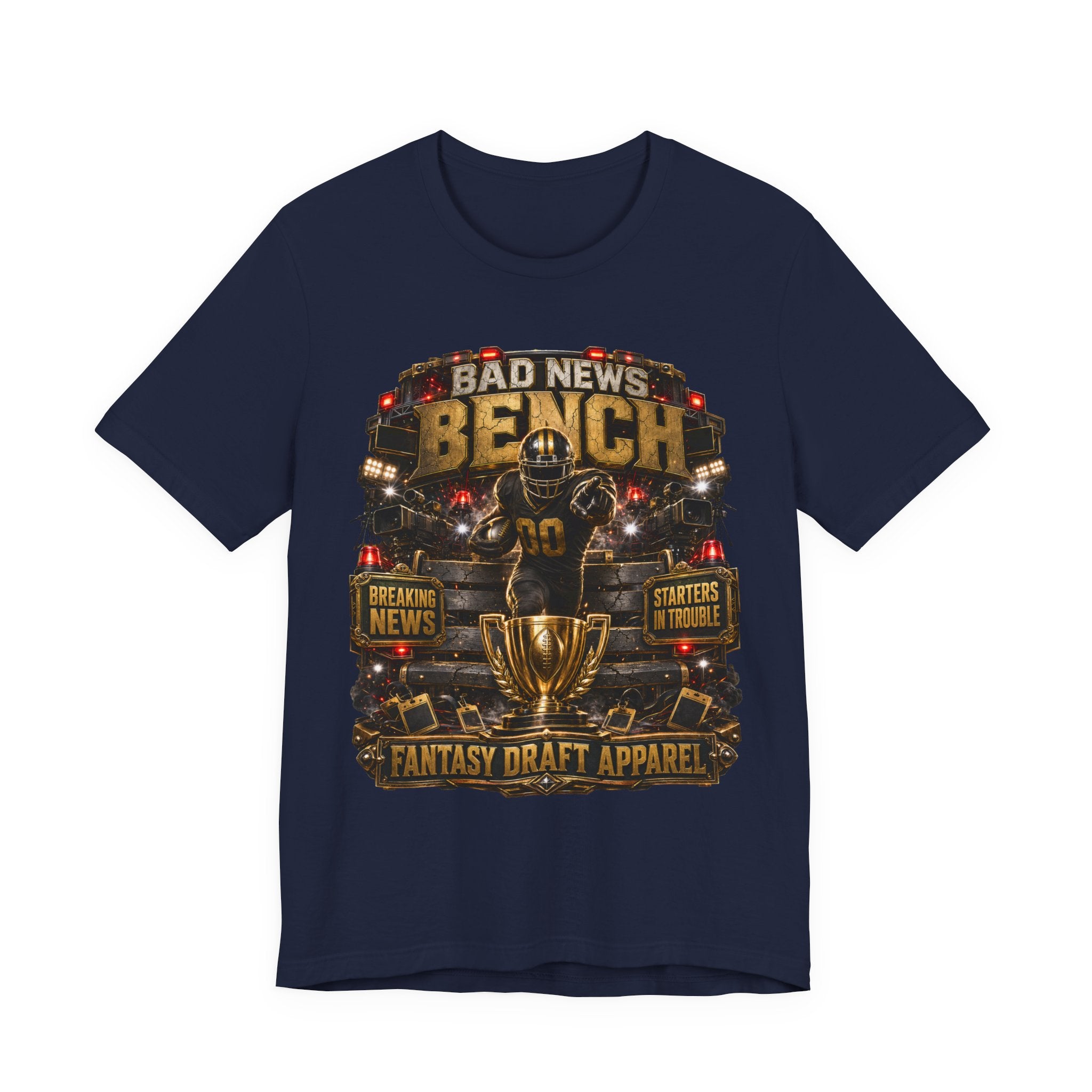 Bad News Bench  Premium Football Tee