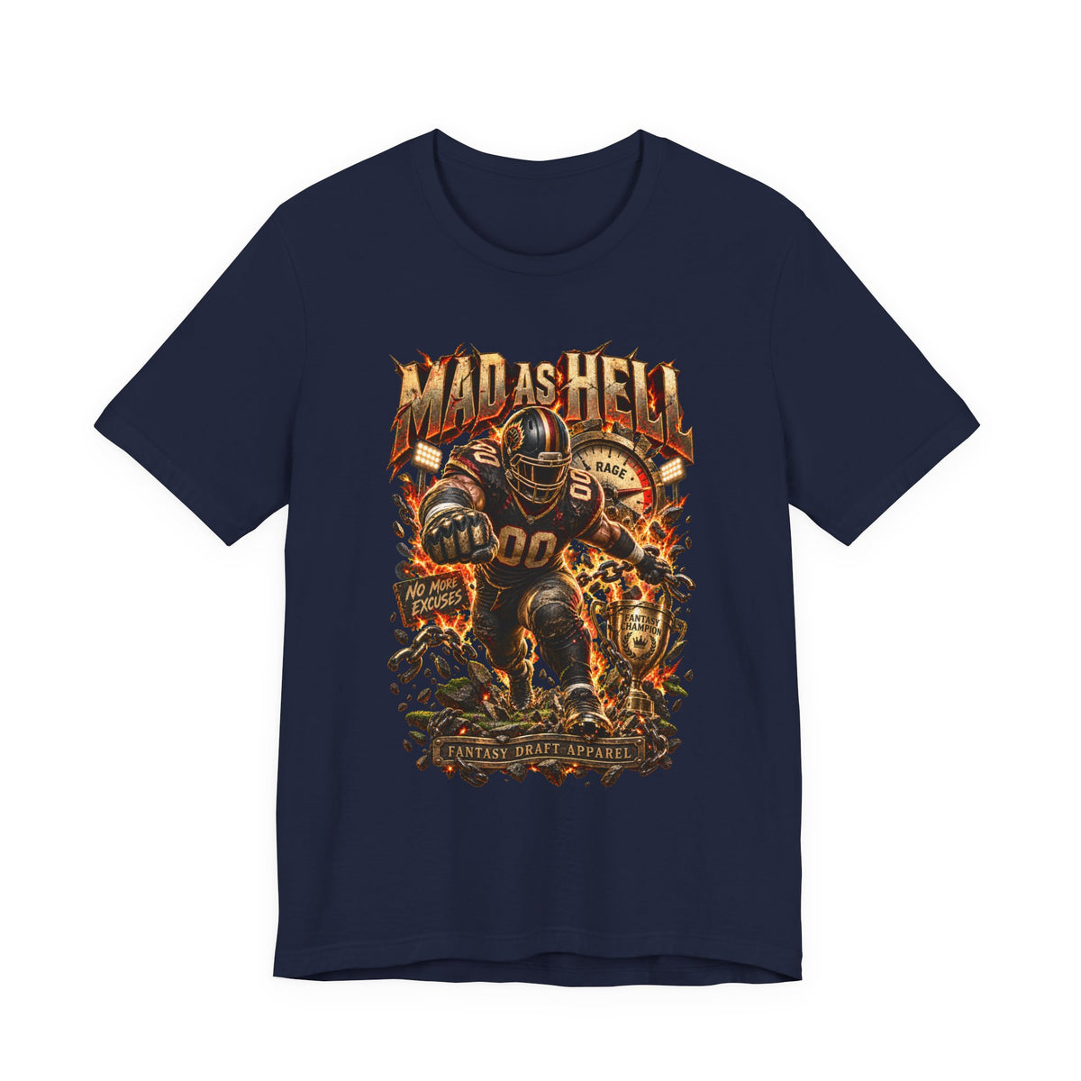Mad As Hell Team Football Tee