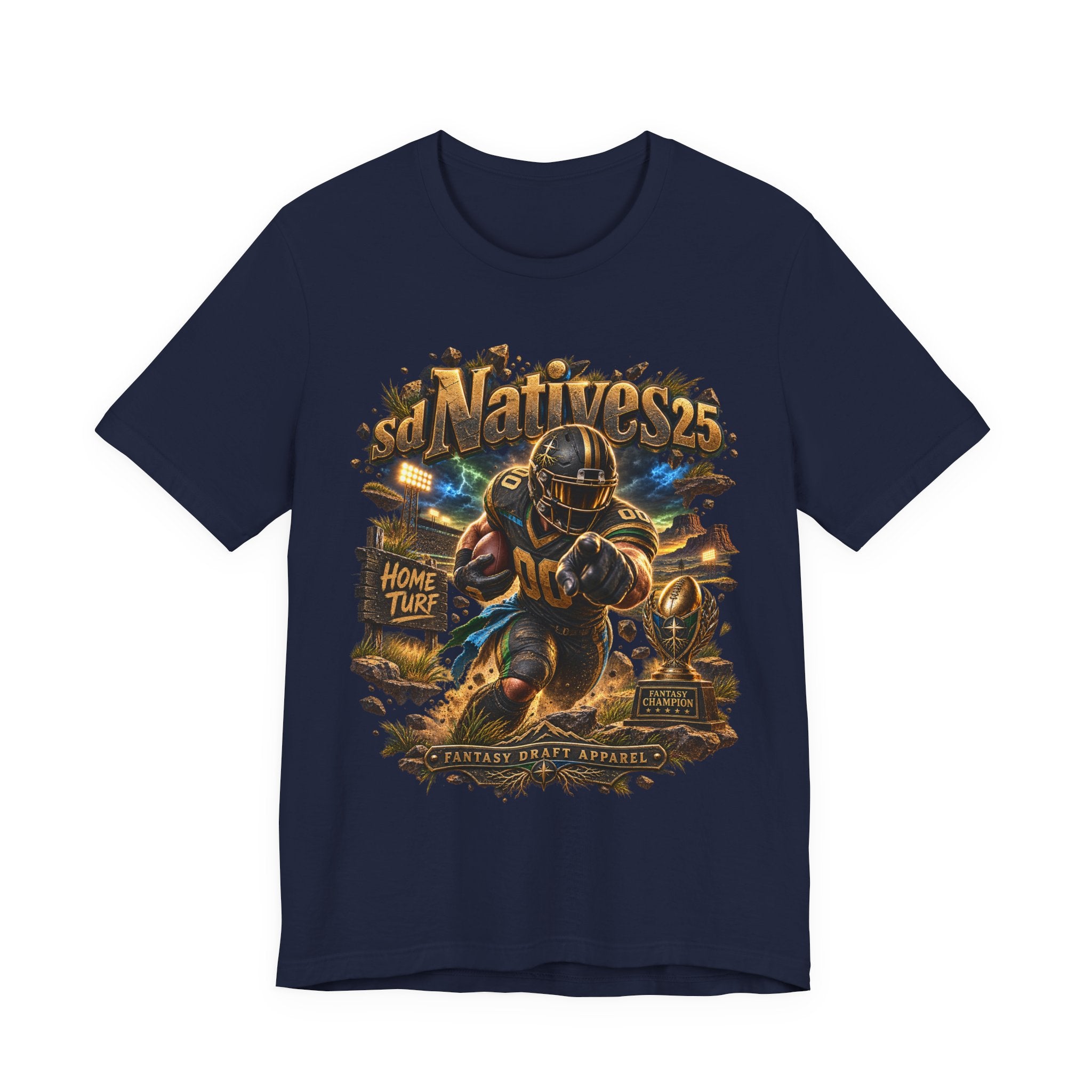 sdNatives25 Football Tee