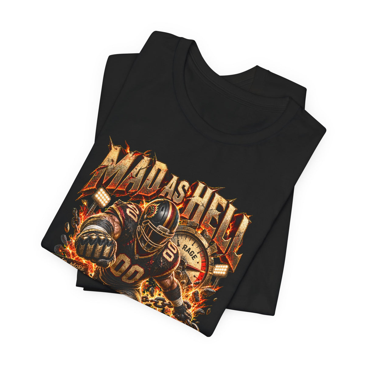 Mad As Hell Team Football Tee